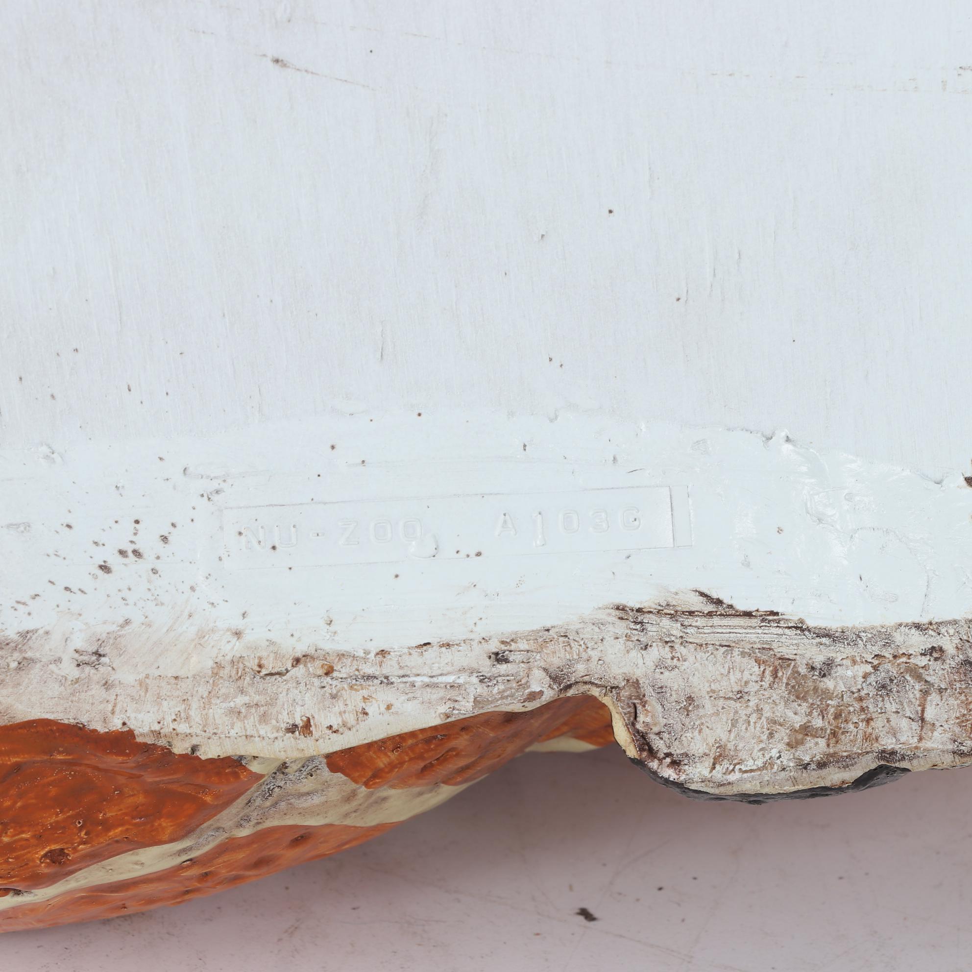 Large  Hand-Painted Ceramic Giraffe Sculpture, Late 20th Century