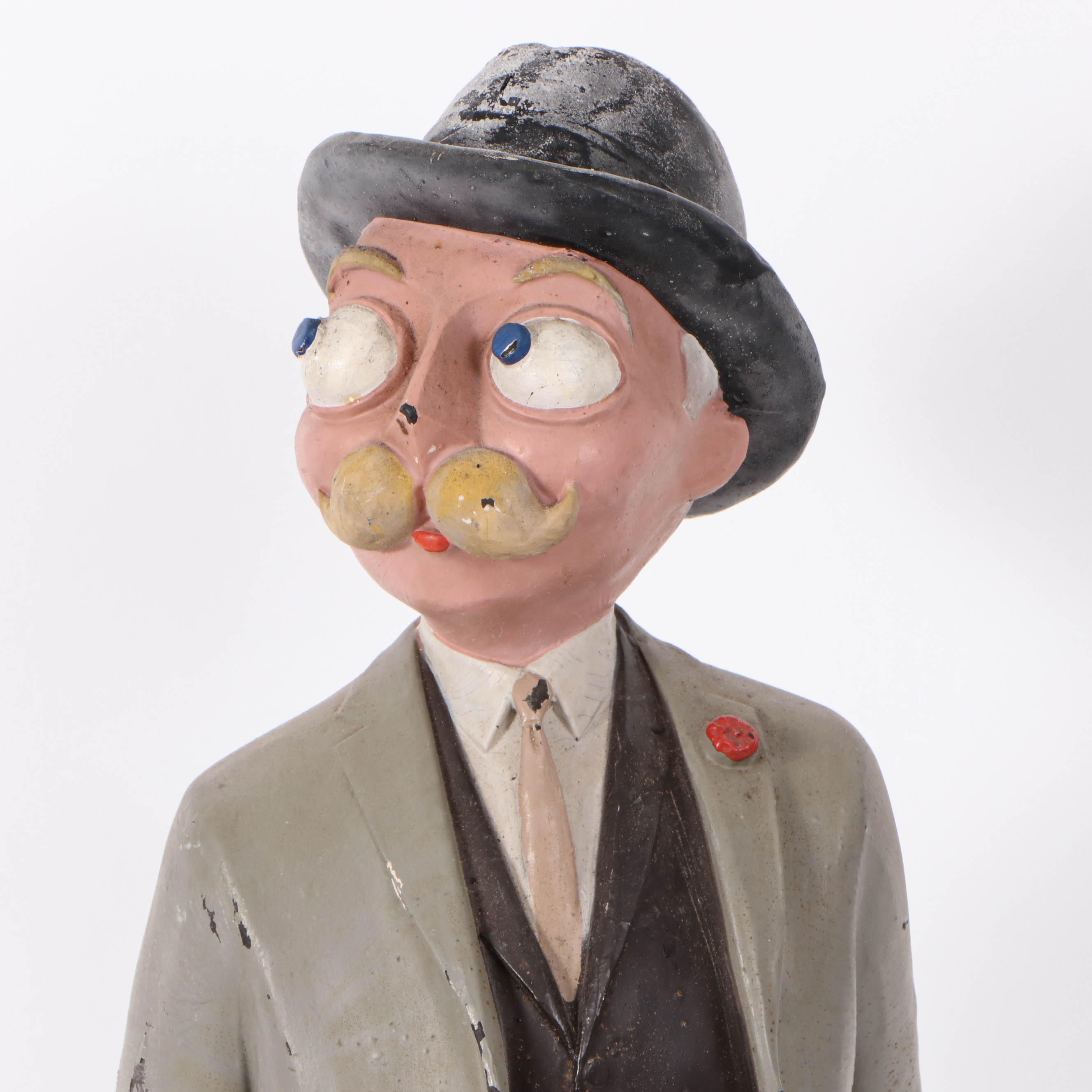 Esquire Magazine "Esky" Painted Latex Store Display Figure, 1940s