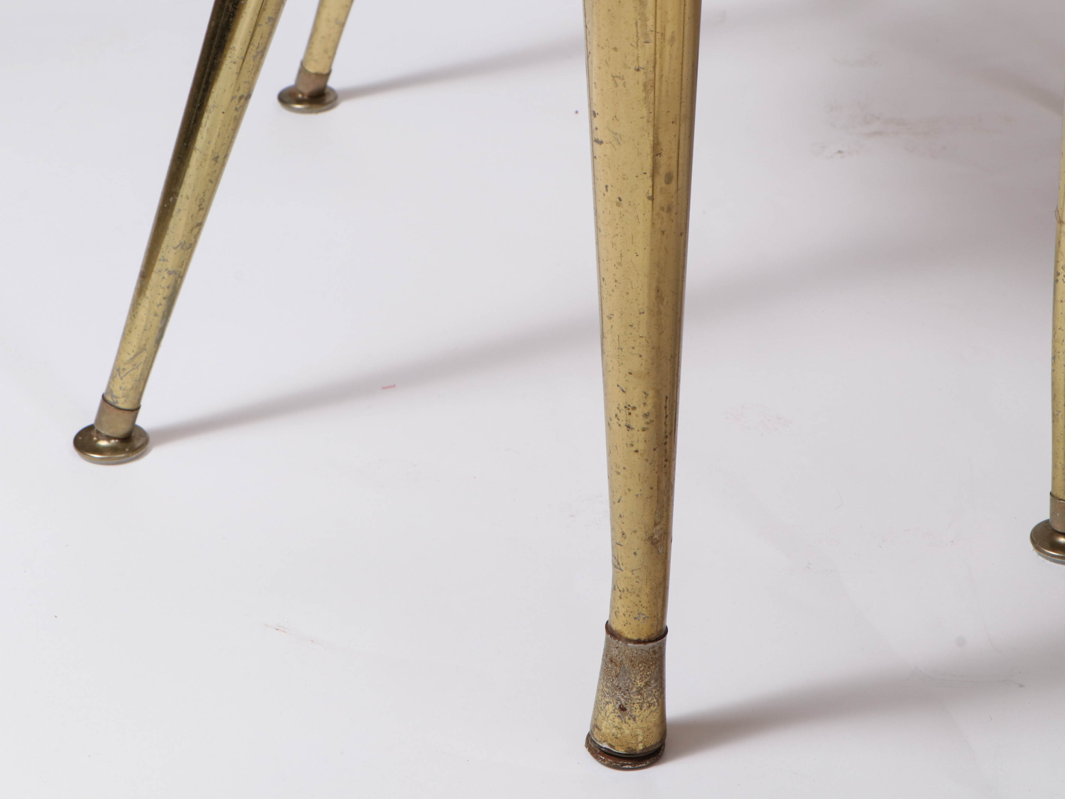 Virtue Brothers Mid Century Pink Bejeweled Chairs and Table Set