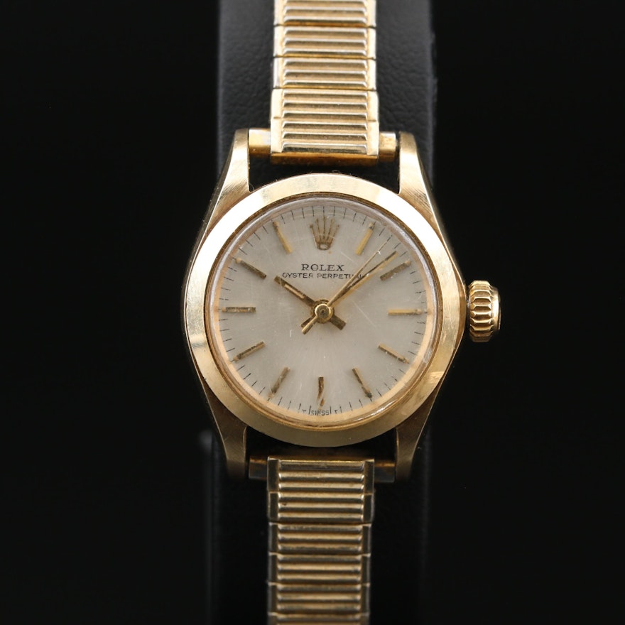 14K Rolex Oyster Perpetual Automatic Wristwatch