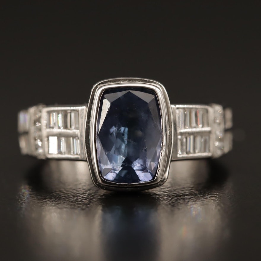 18K Tanzanite and Diamond Ring