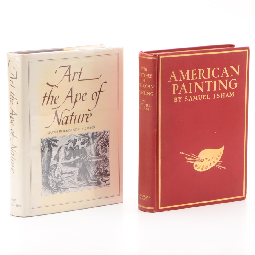 First Editions "Art the Ape of Nature" and "The History of American Painting"