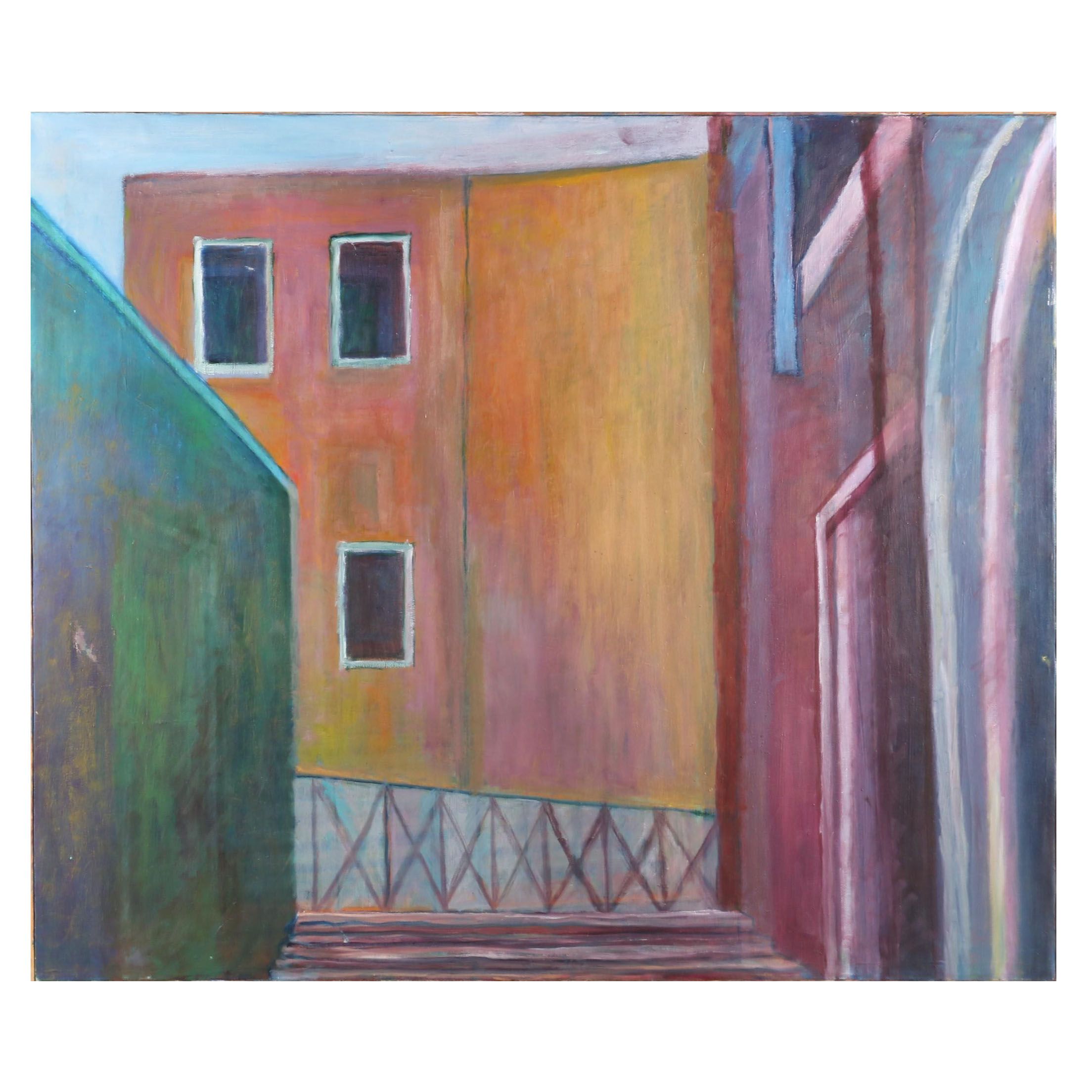 Walter Wada Oil Painting "No. 133", 1998