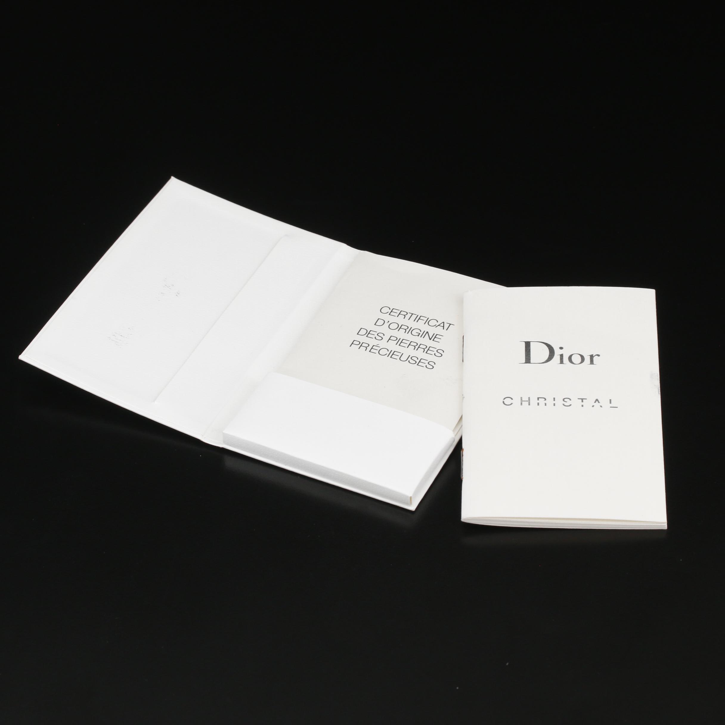 Christian Dior Christal Chronograph Diamond and Stainless Steel Watch