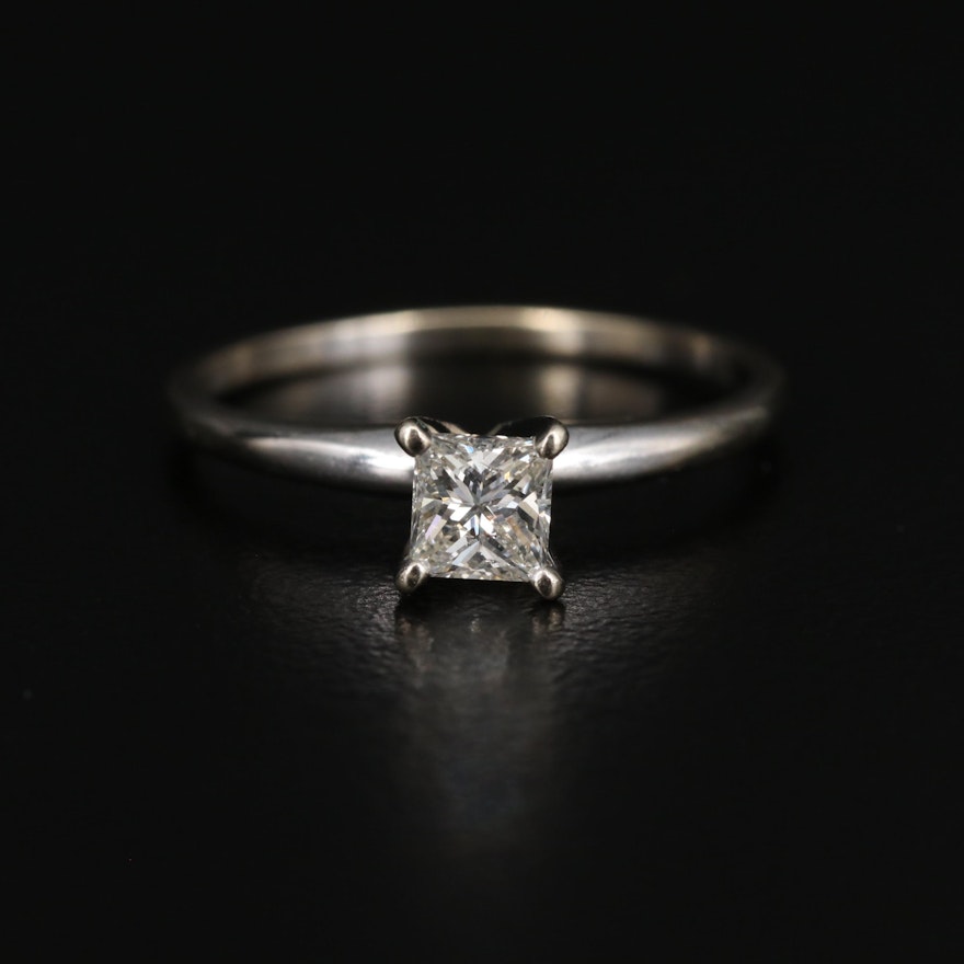 14K 0.39 CT Diamond Solitaire Ring