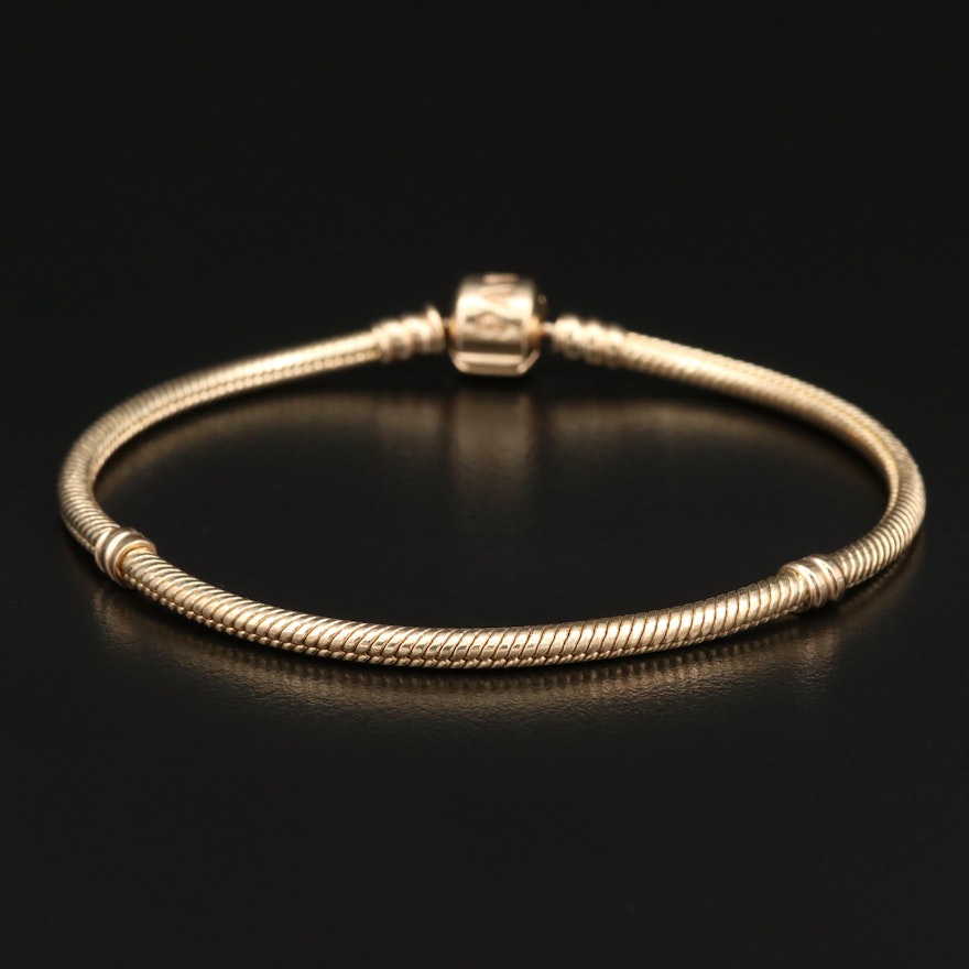 Pandora 14K Snake Chain Bracelet