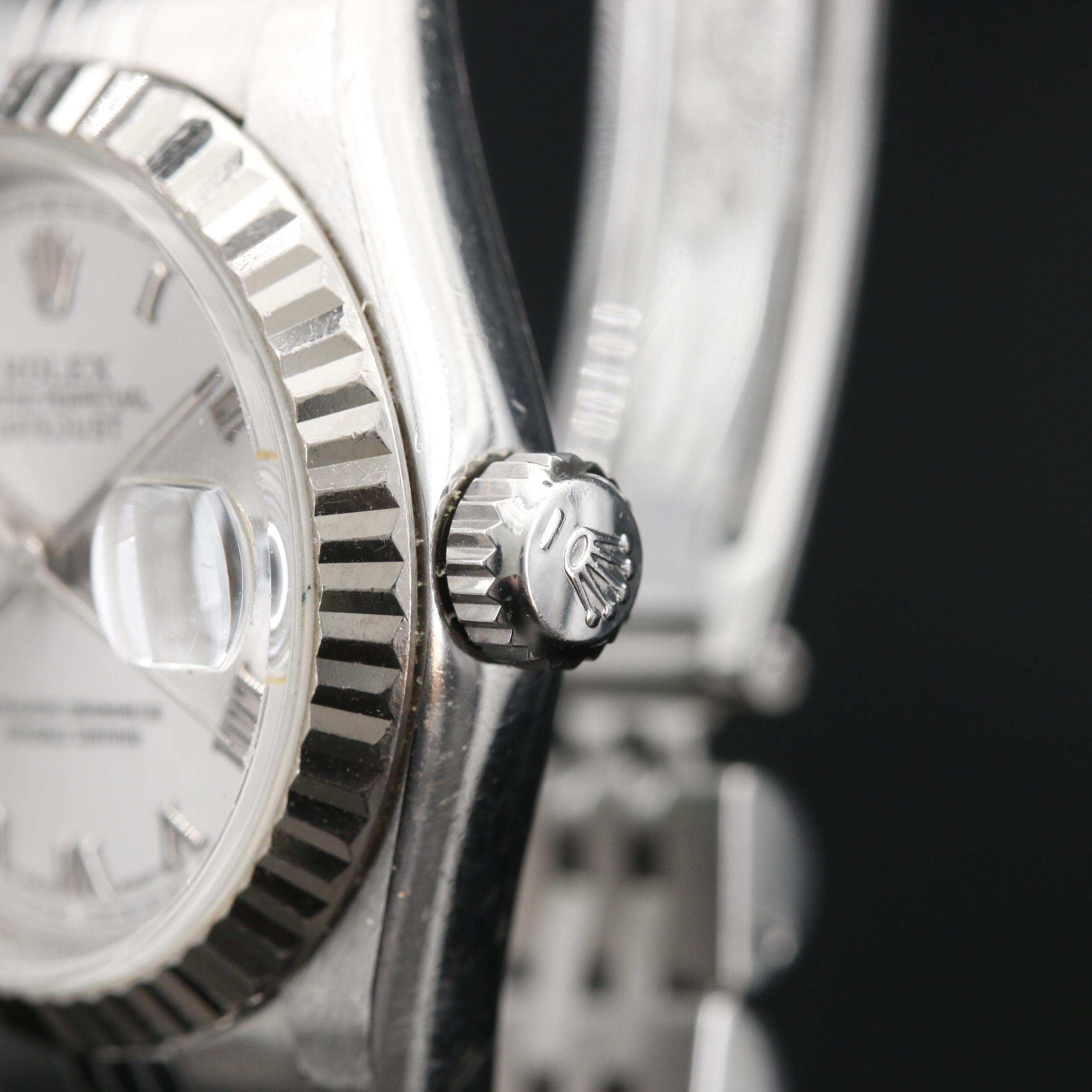 1996 Rolex Datejust Stainless Steel and 18K Gold Automatic Watch