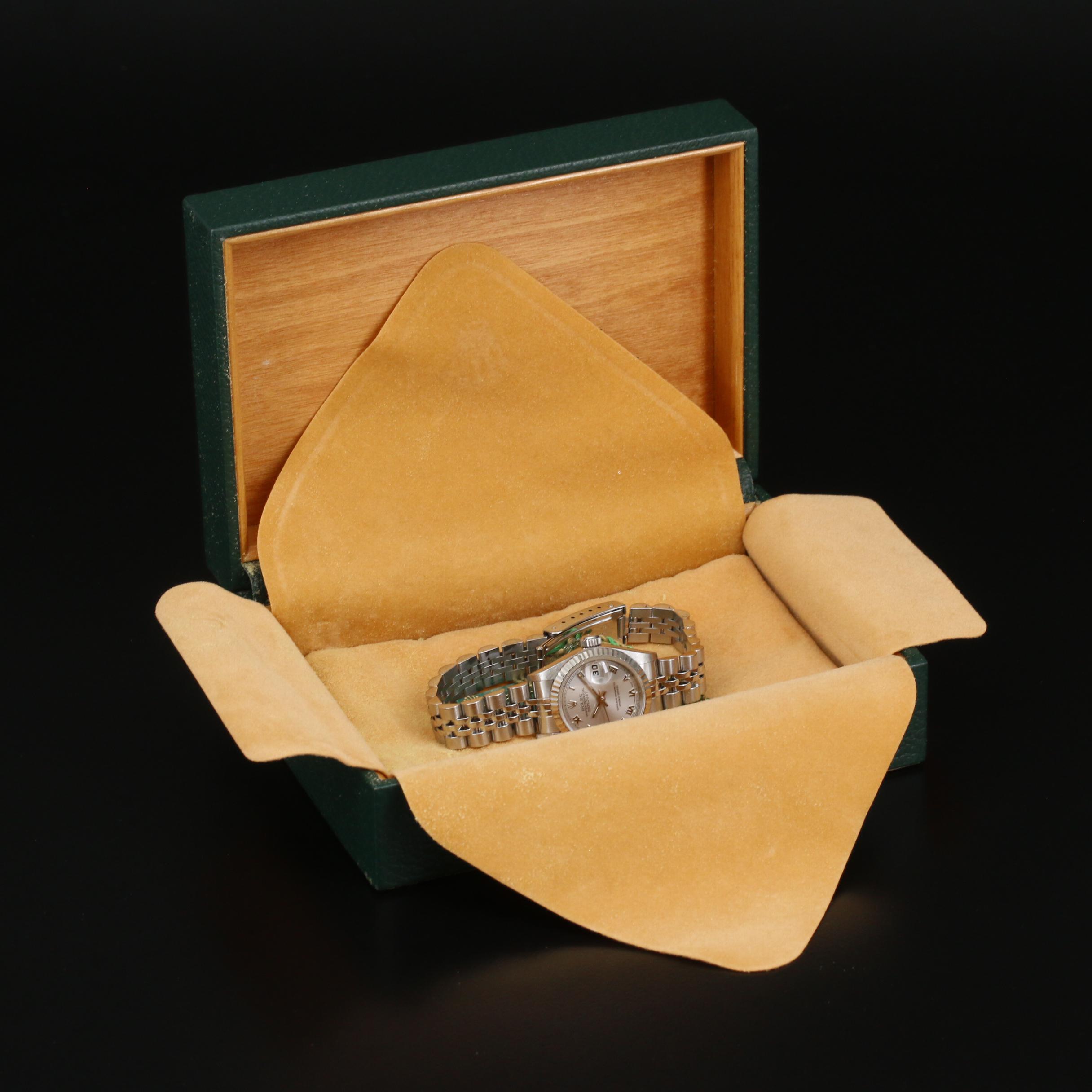 1996 Rolex Datejust Stainless Steel and 18K Gold Automatic Watch