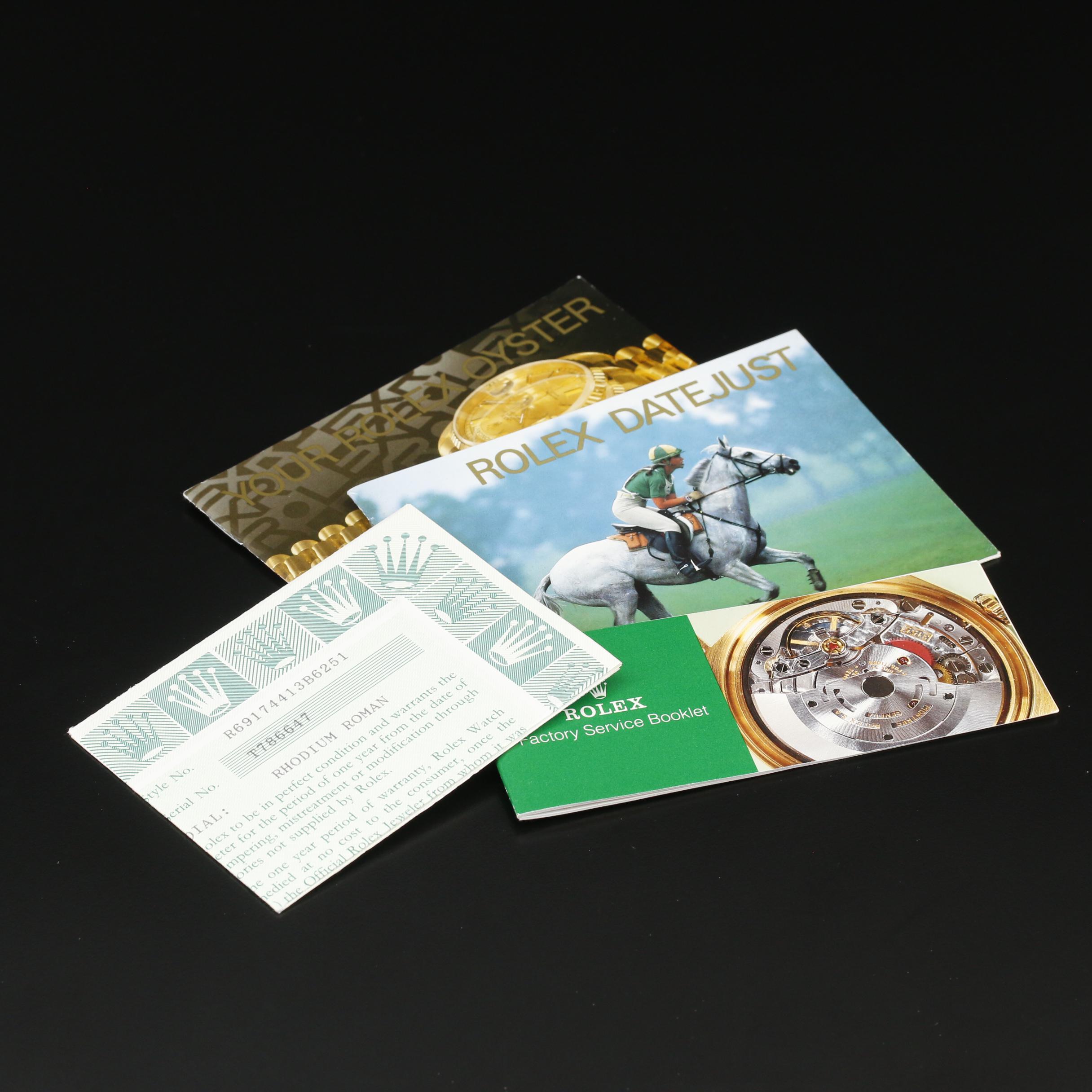 1996 Rolex Datejust Stainless Steel and 18K Gold Automatic Watch