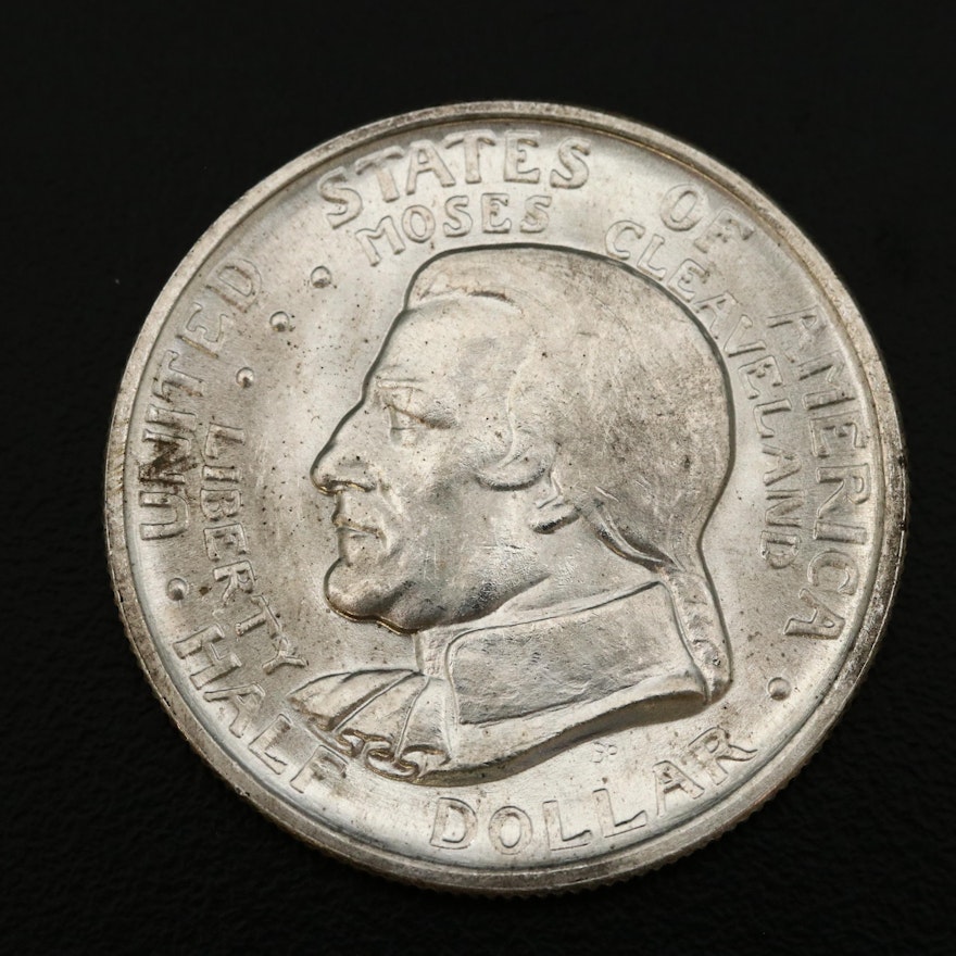 1936 Cleveland Centennial Commemorative Silver Half Dollar