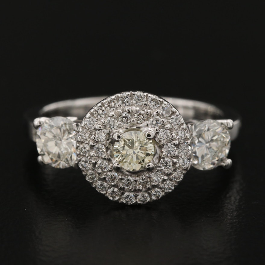 14K 1.26 CTW Diamond Ring