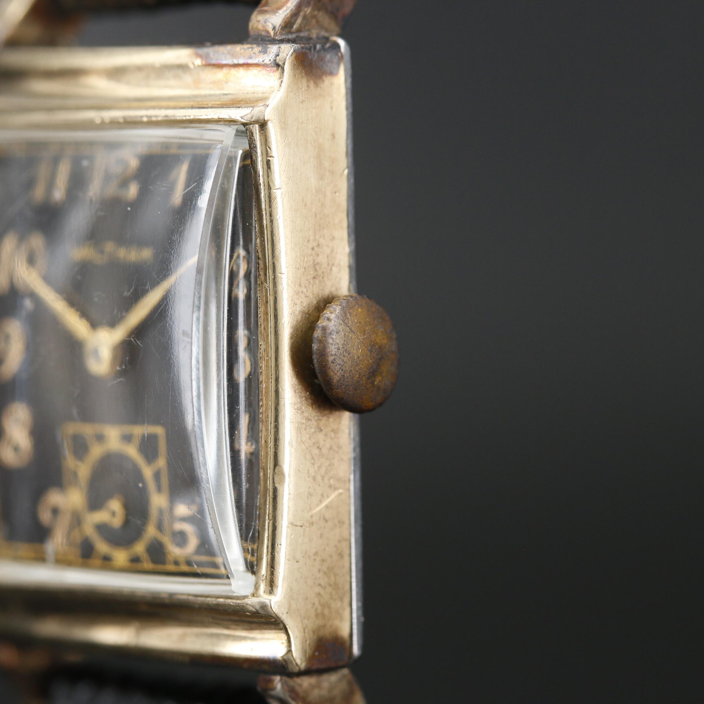 Waltham Gold Plate Stem Wind Watch, Vintage