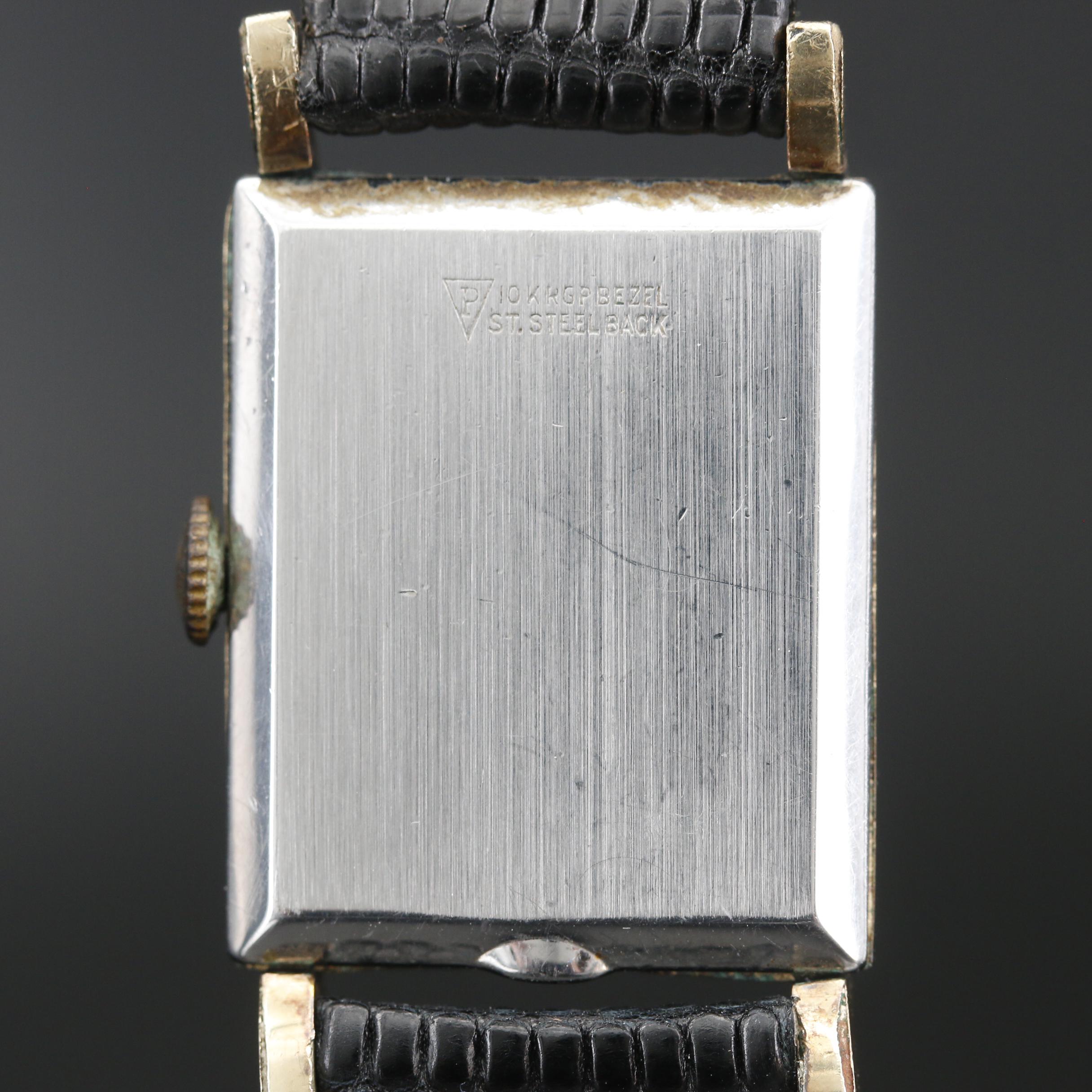 Waltham Gold Plate Stem Wind Watch, Vintage