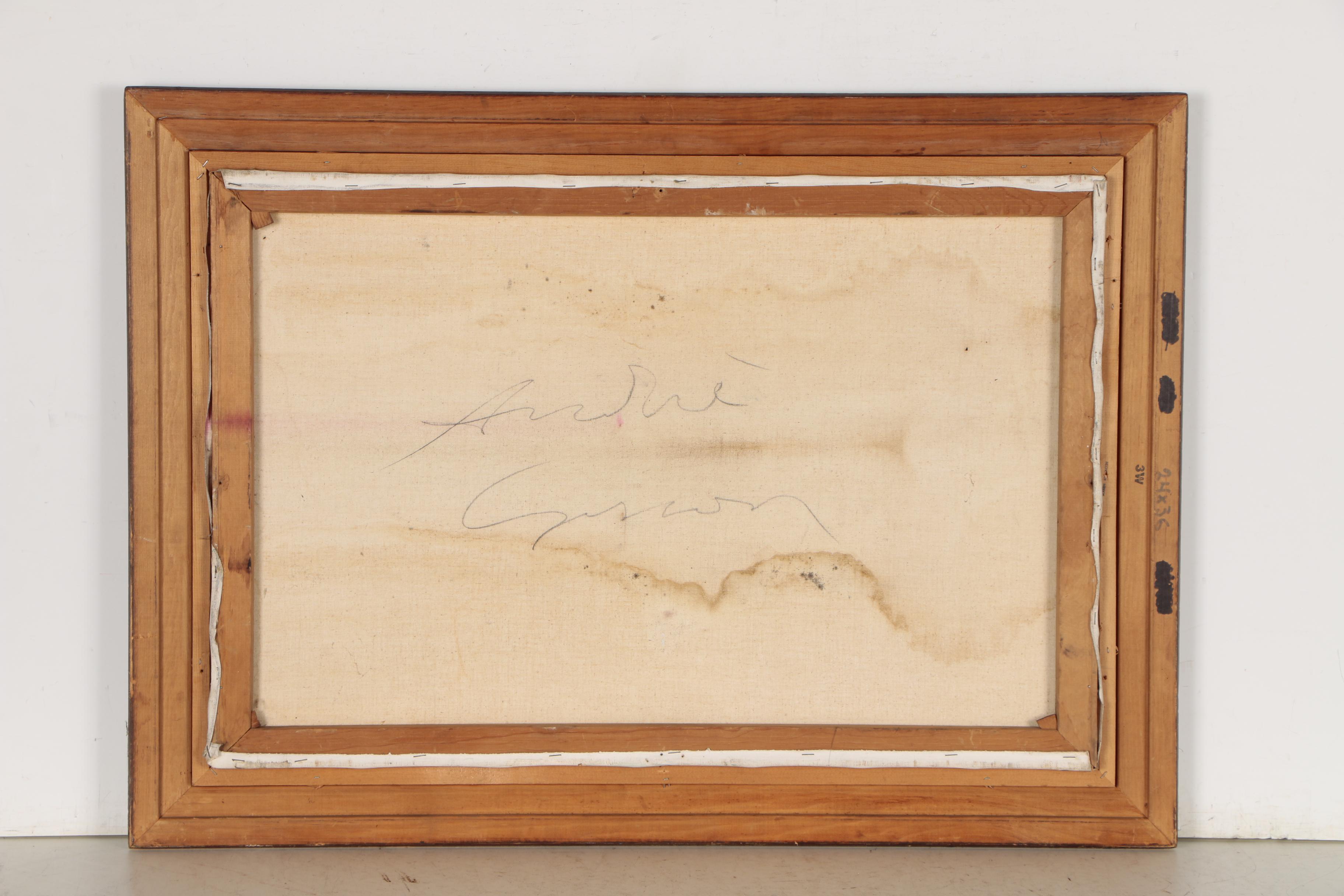 Impressionistic Landscape Oil Painting, Late 20th Century