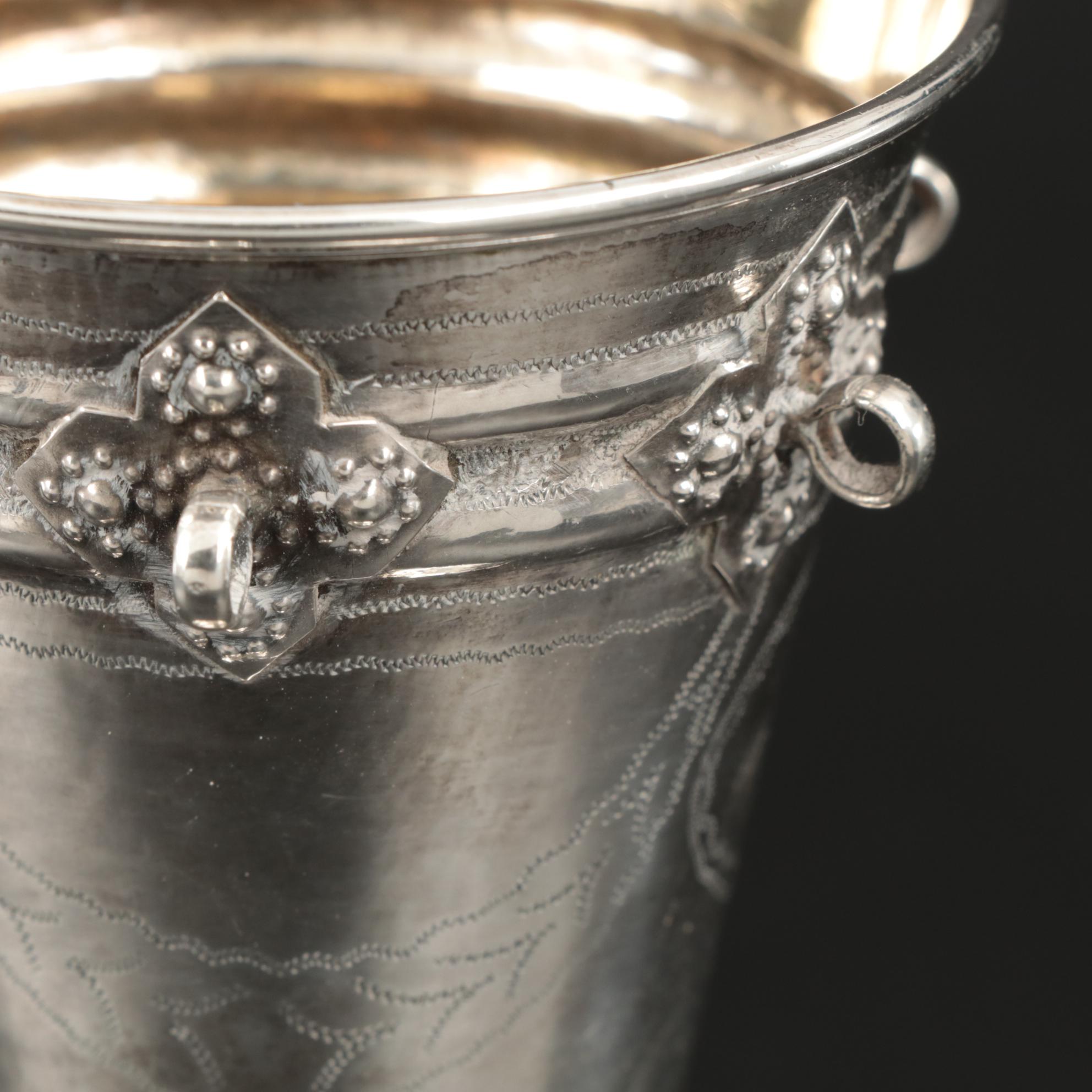 Norwegian 830 Silver Sølje Wedding Cup, 1834