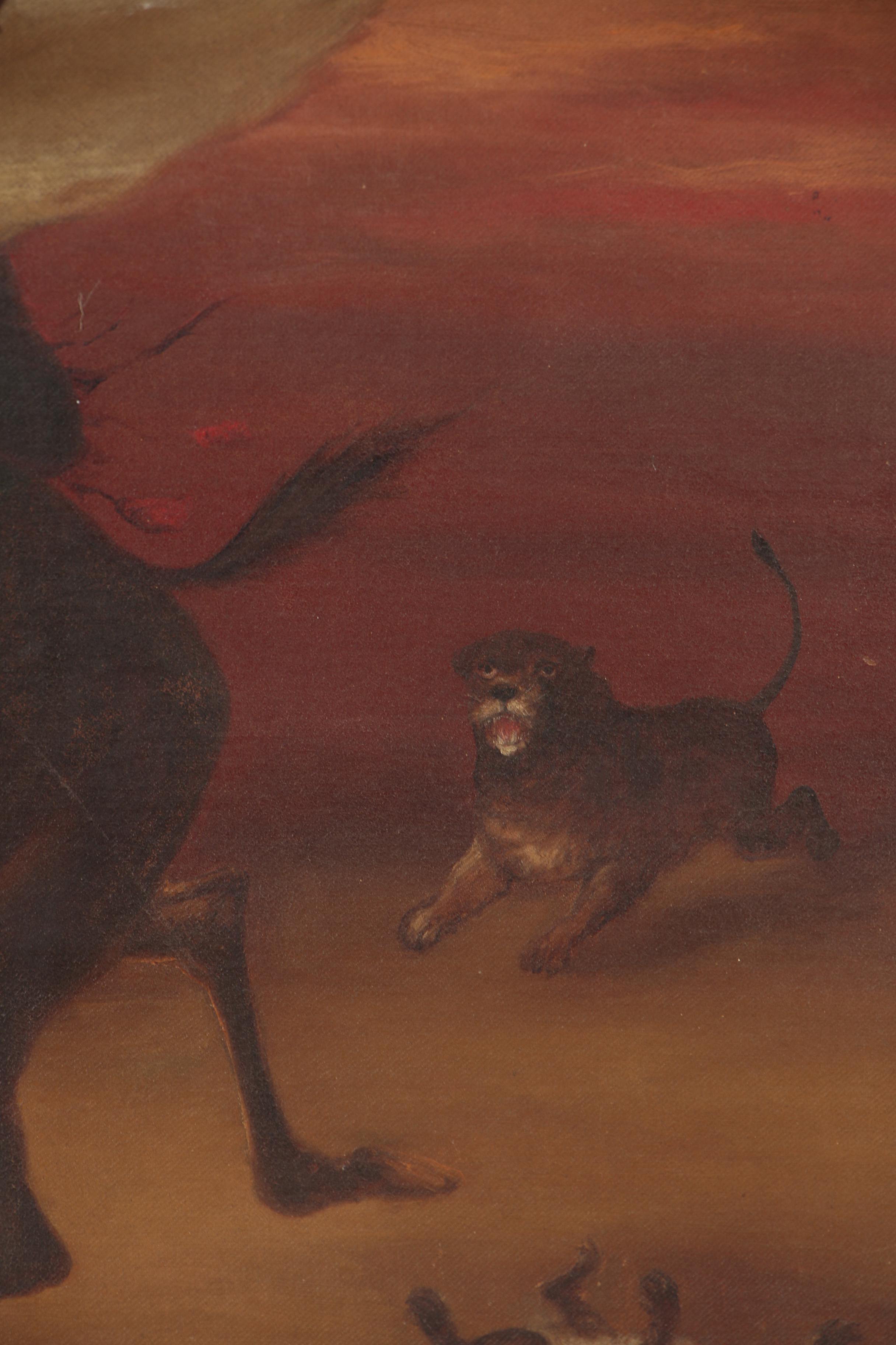 Orientalist Style Oil Painting in the Manner of Edwin L. Weeks, Mid-20th Century