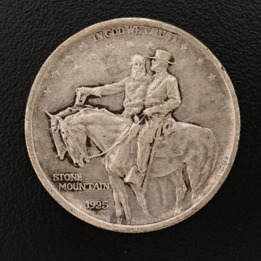 1925 Stone Mountain Commemorative Silver Half Dollar