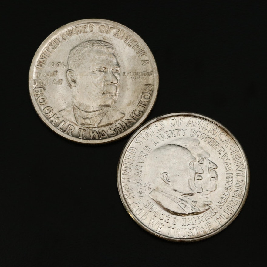 Two U.S. Commemorative Silver Half Dollars, 1946 and 1952