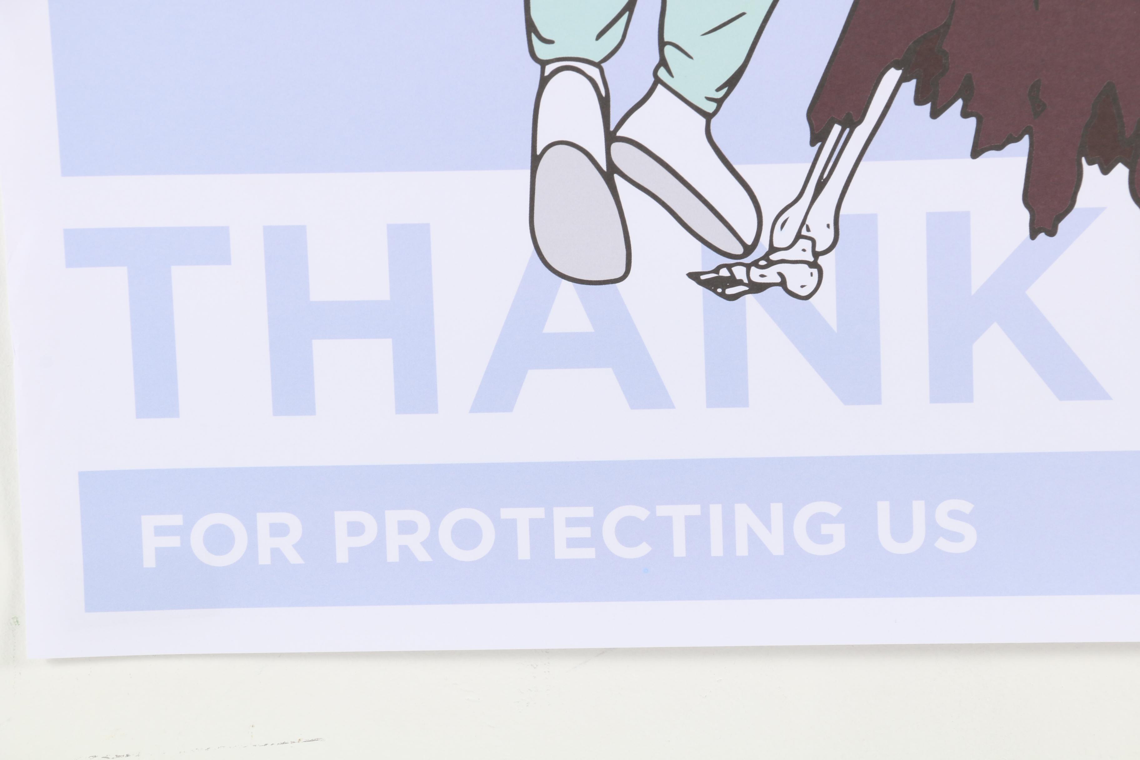 Offset Lithograph Poster after Michael Auerbach "Clutch", 2020