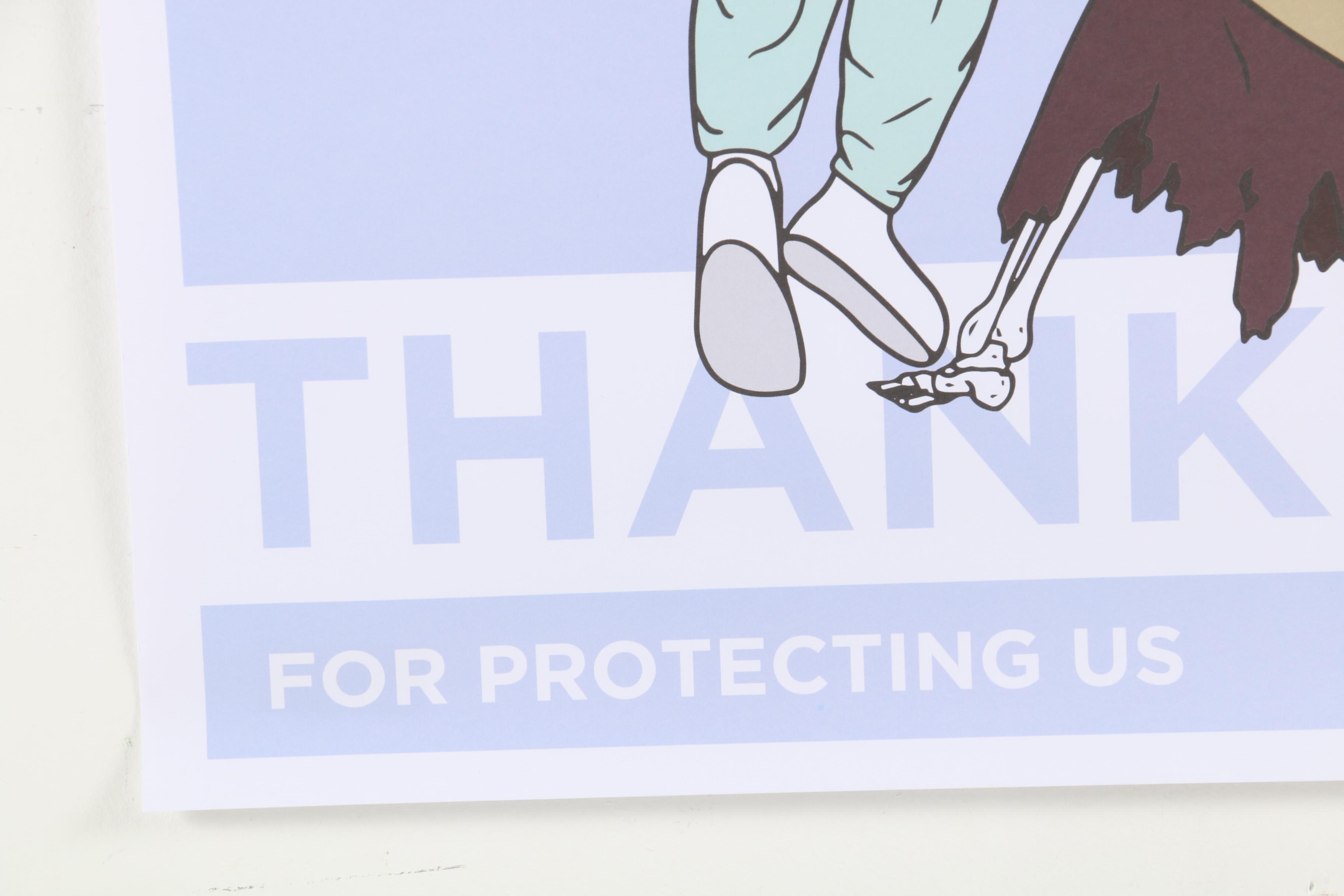 Offset Lithograph Poster after Michael Auerbach "Clutch", 2020