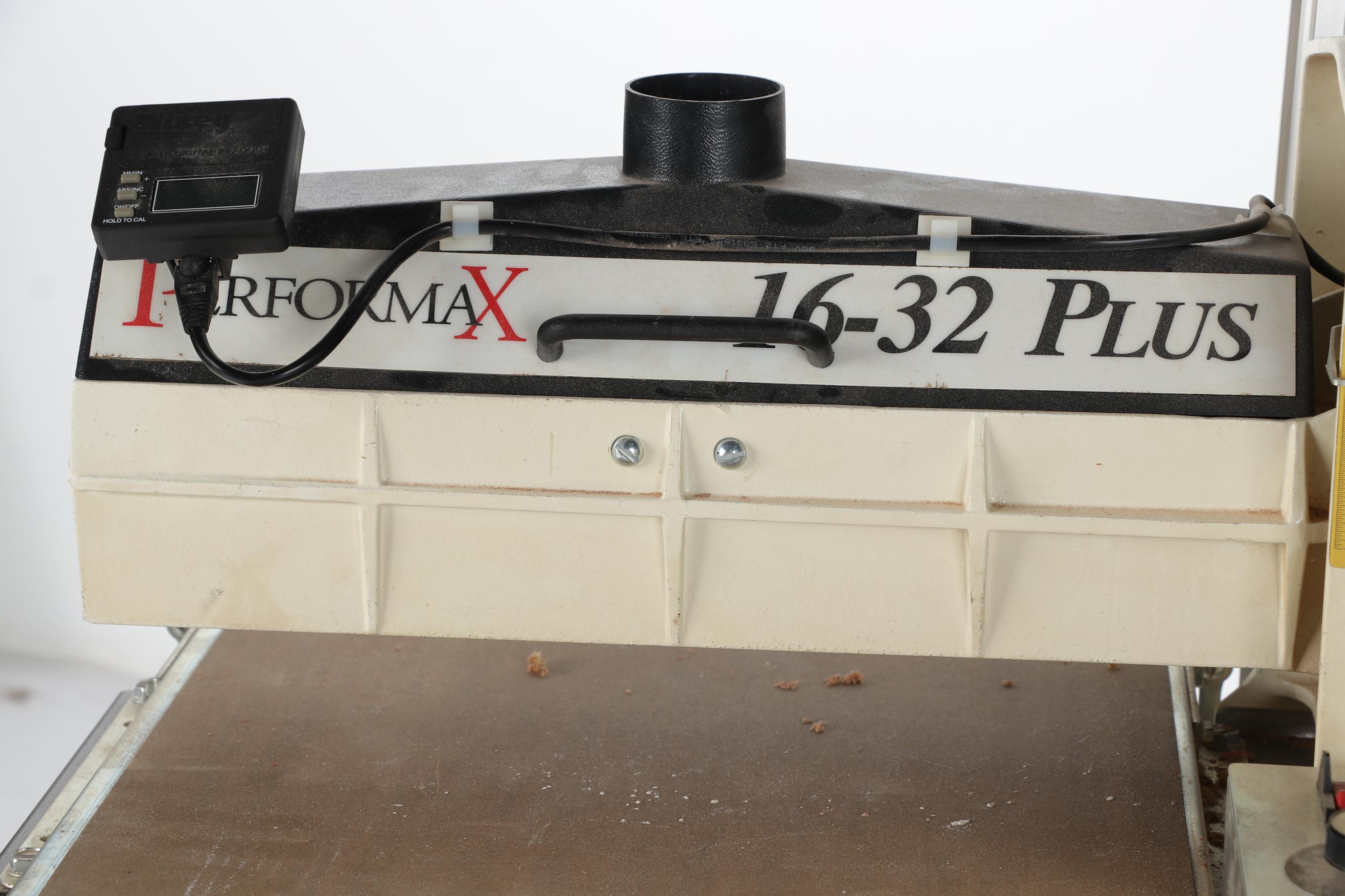 Performax 16-32 Plus Stationary Belt Sander on Rolling Stand