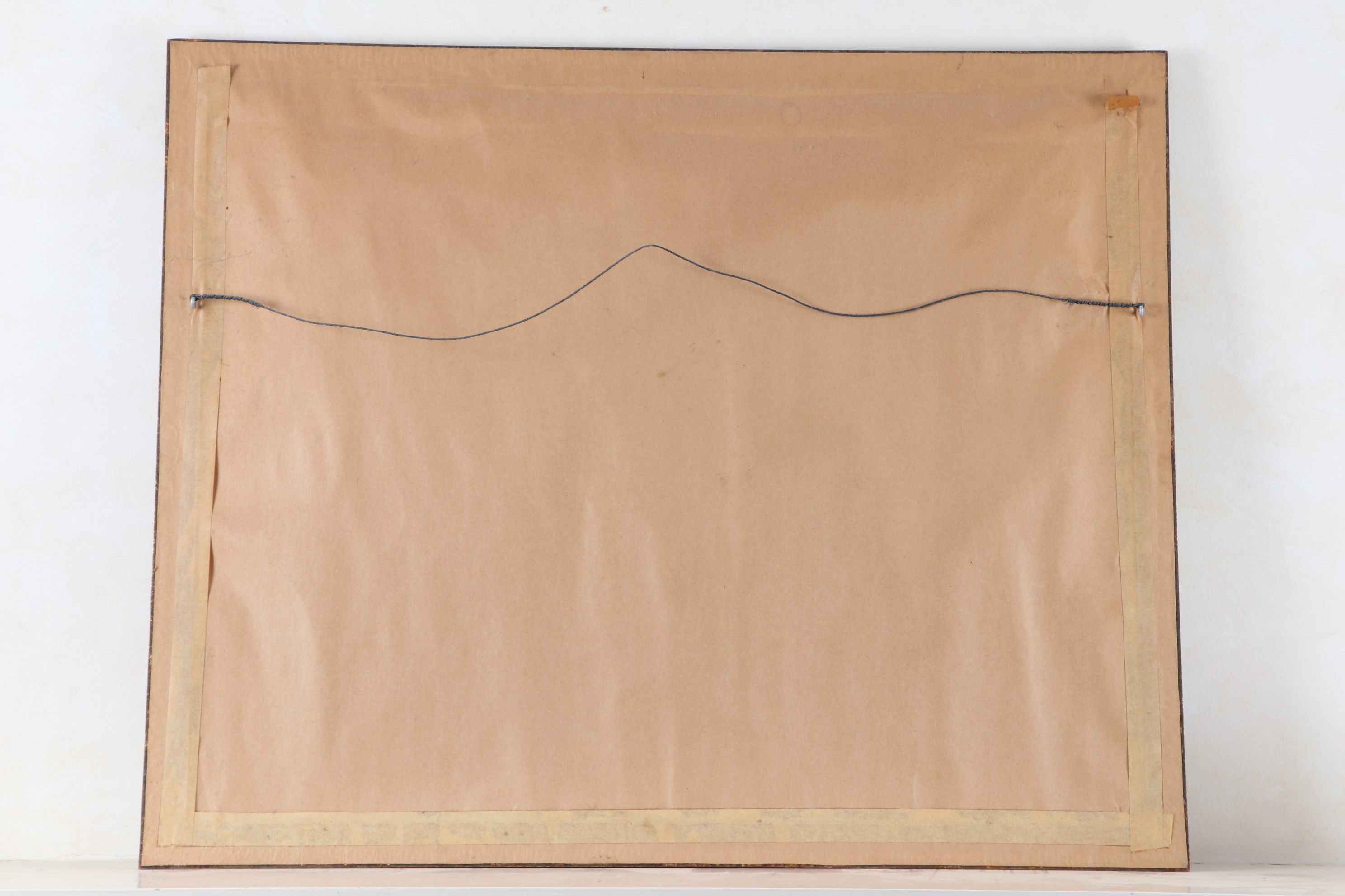 French Cabaret Street Scene Watercolor Painting