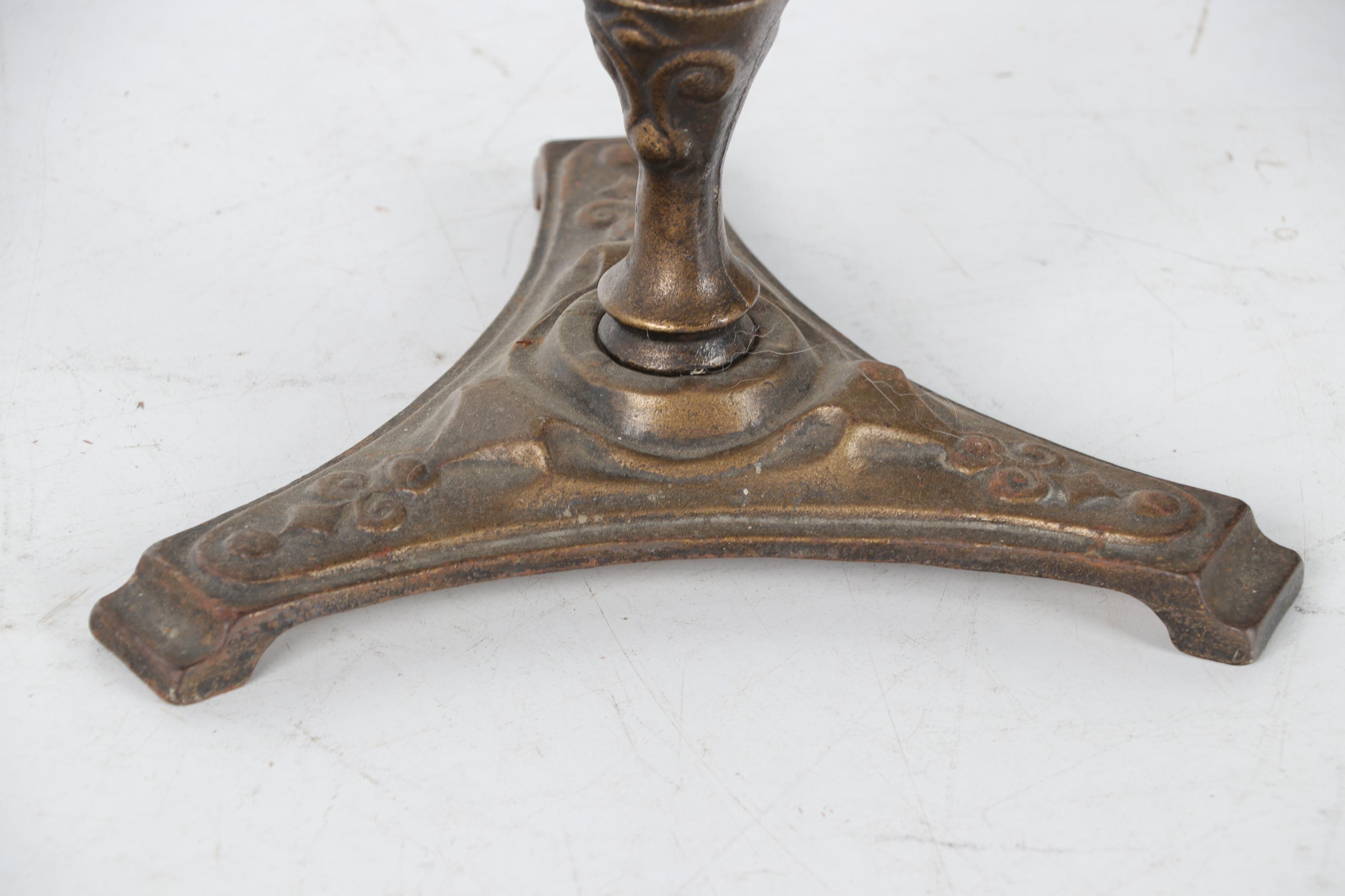 Scroll Art Mfg. Co. Cast Iron Dragon Smoking Stand, circa 1920