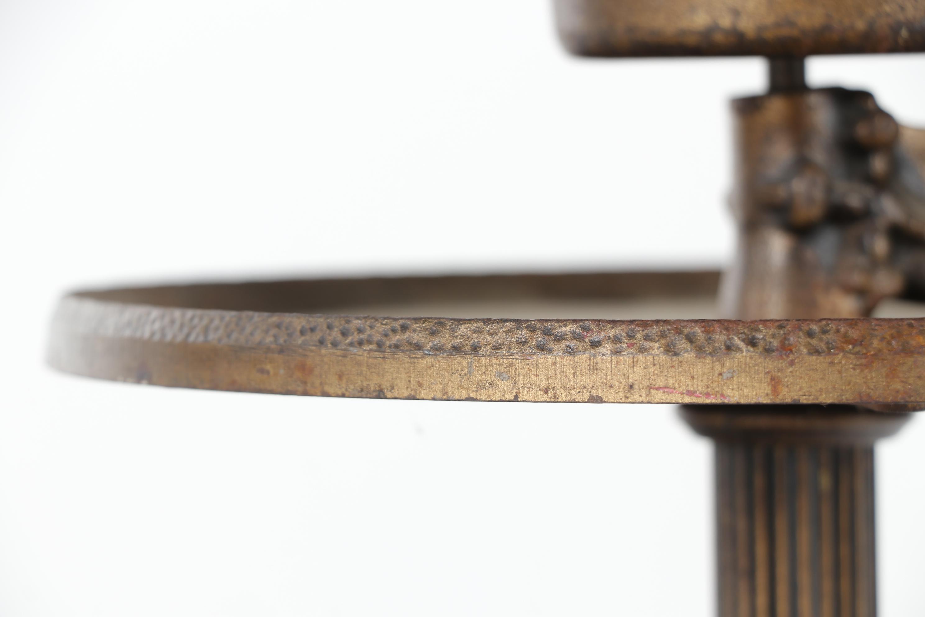 Scroll Art Mfg. Co. Cast Iron Dragon Smoking Stand, circa 1920