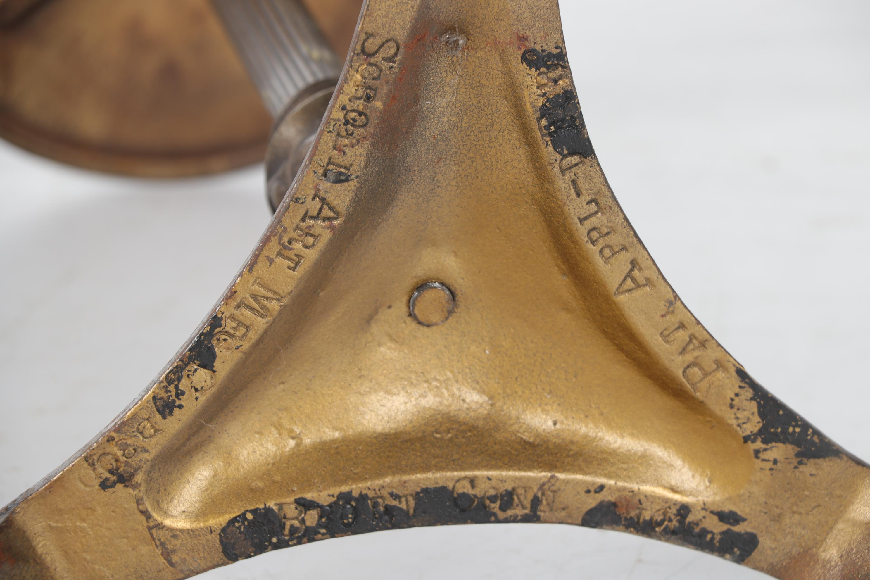 Scroll Art Mfg. Co. Cast Iron Dragon Smoking Stand, circa 1920