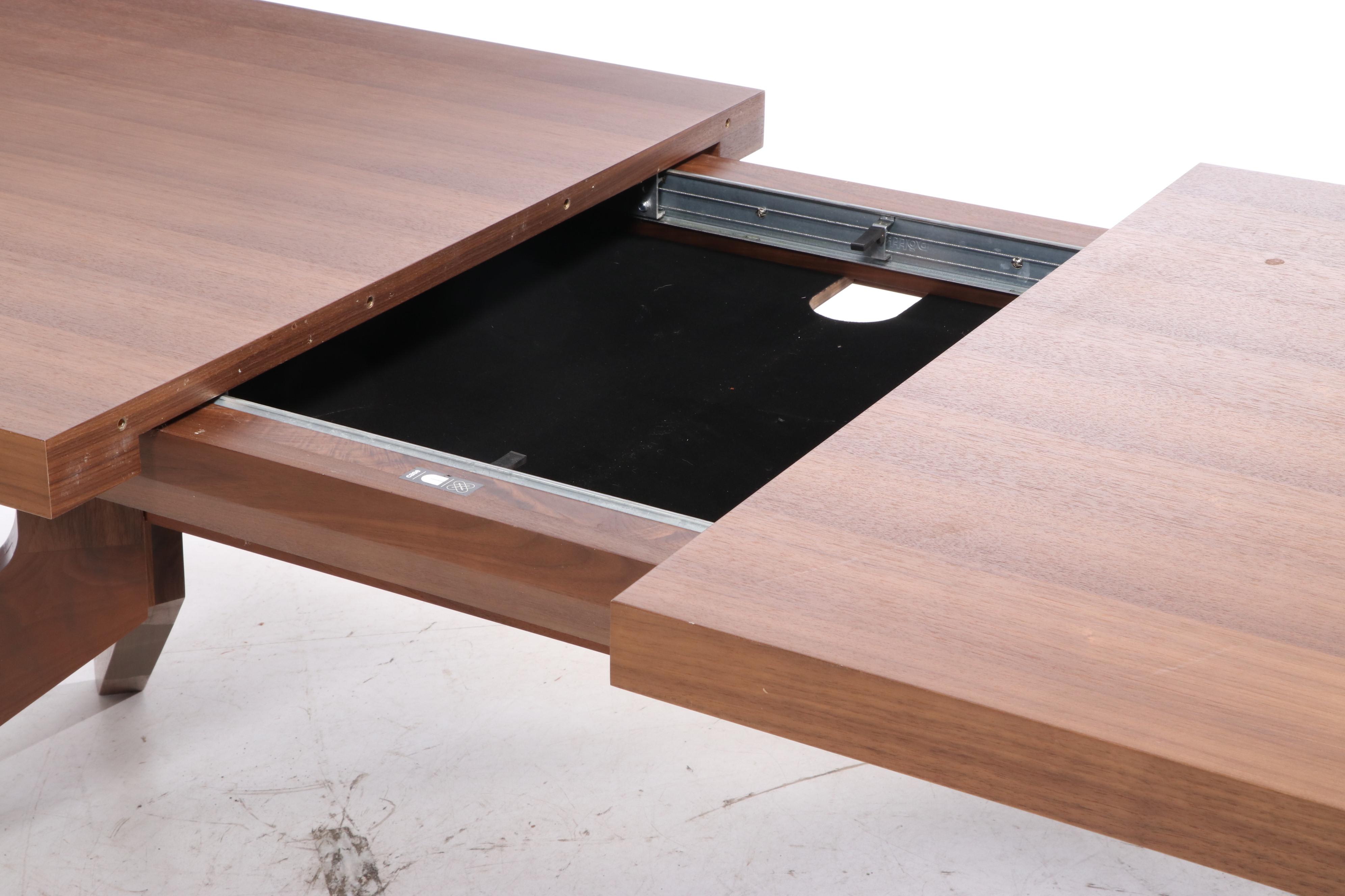 Matthew Hilton for Case Modernist Style Walnut "Cross Extension" Dining Table