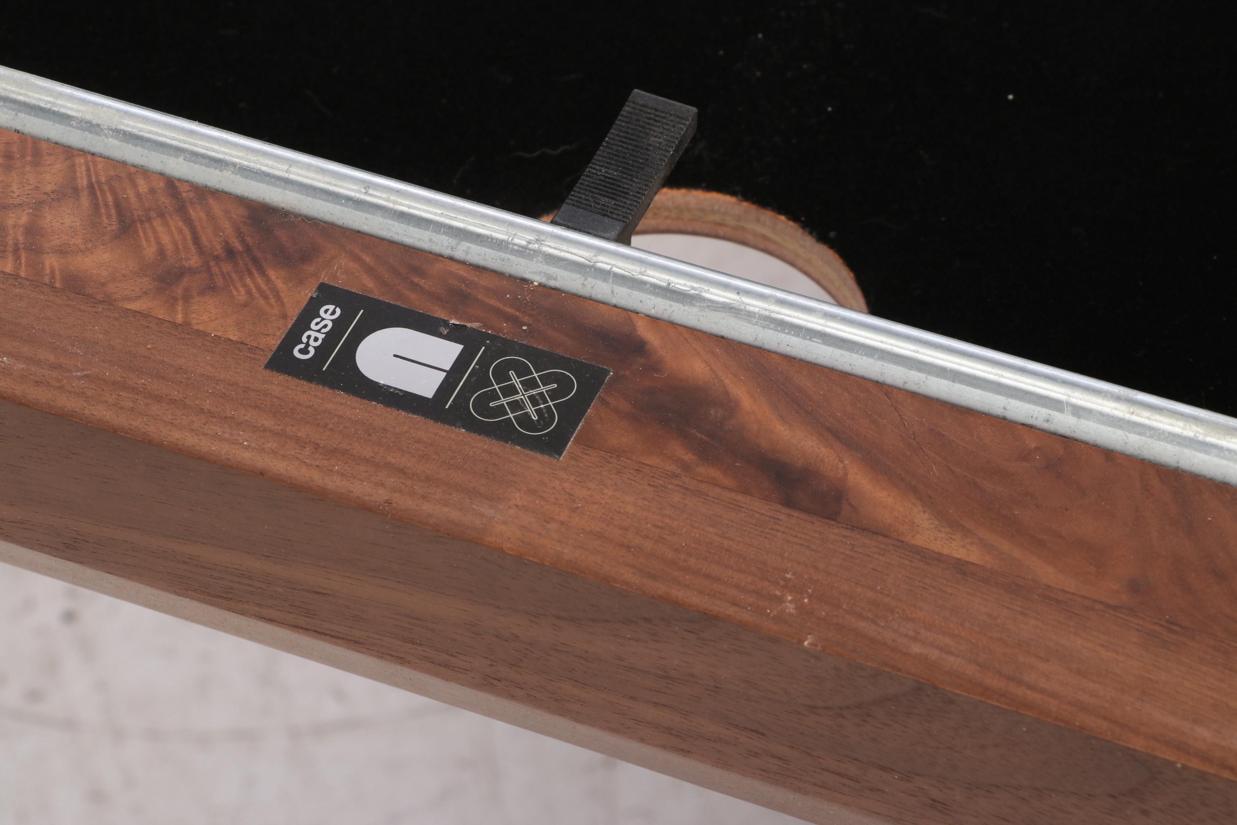 Matthew Hilton for Case Modernist Style Walnut "Cross Extension" Dining Table