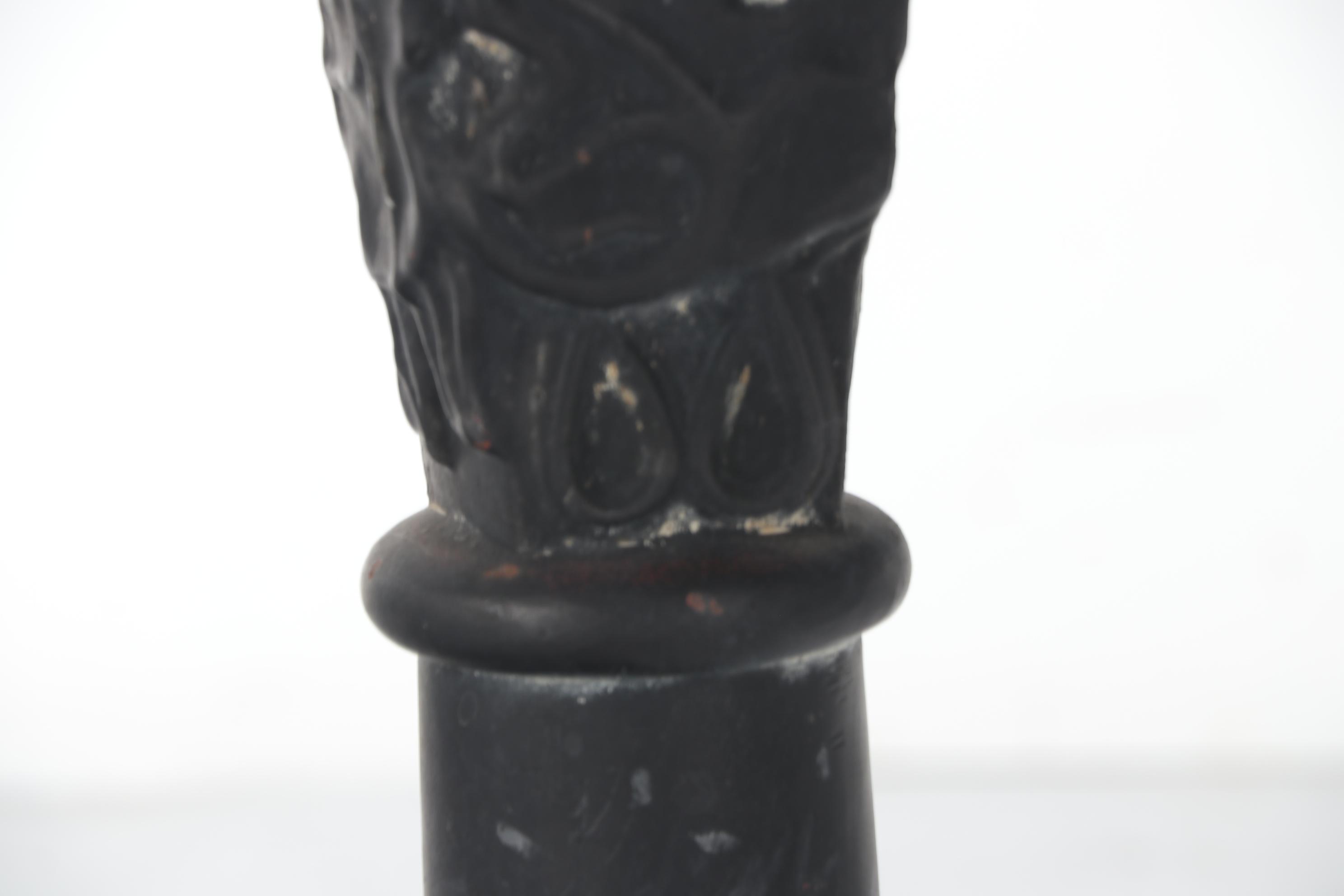 Virginia Metalcrafters Cast Metal Lotus Leaf  Birdbath