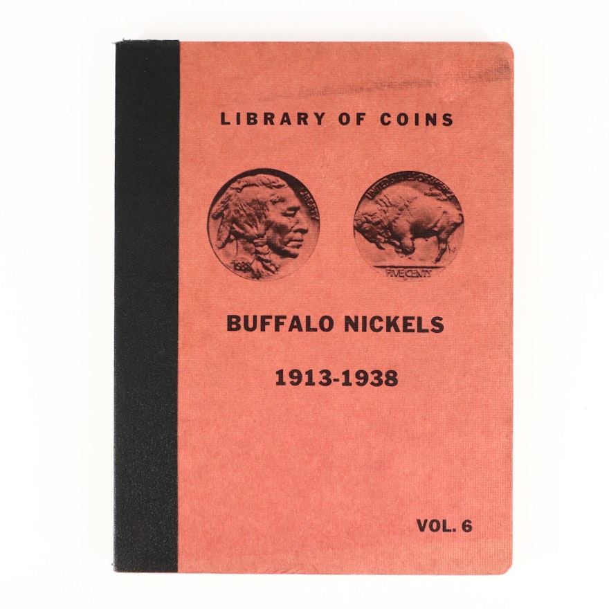 "Library of Coins" Binder of Buffalo Nickels