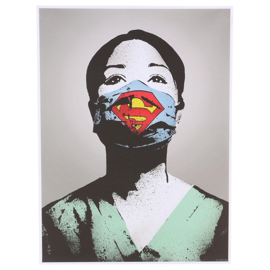 Offset Lithograph Poster after FAKE "Super Nurse", 2020