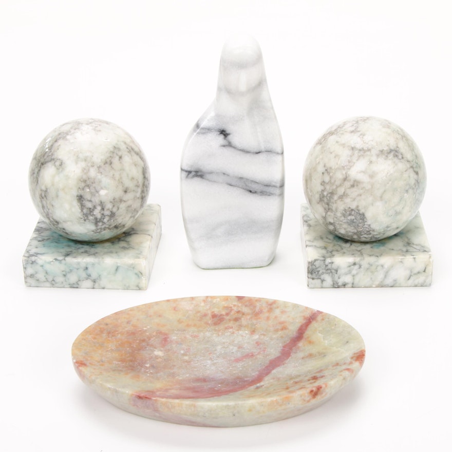Contemporary Figural Marble Sculpture and Decor
