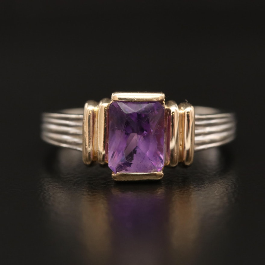 14K Amethyst Ring