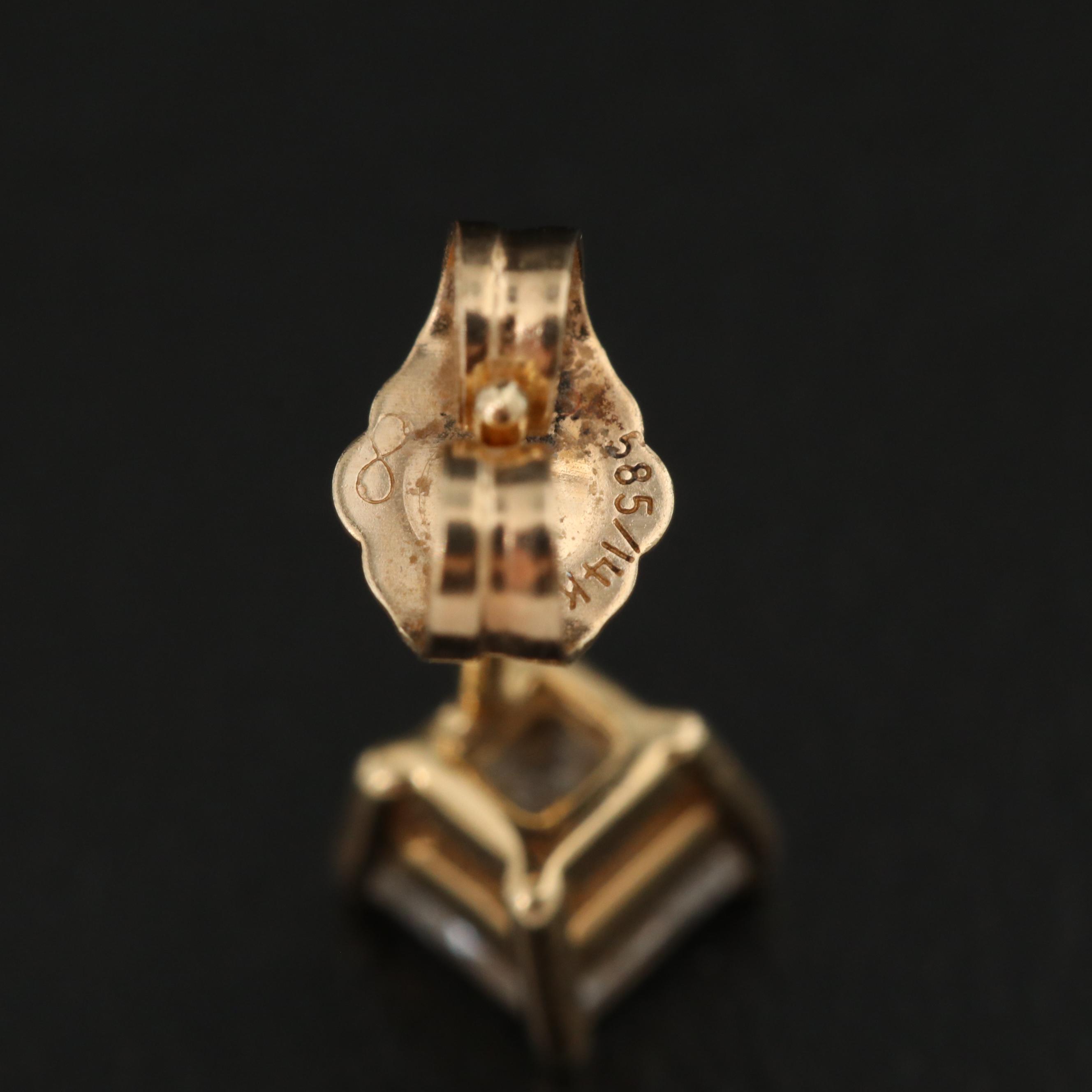 14K 0.62 CTW Diamond Stud Earrings