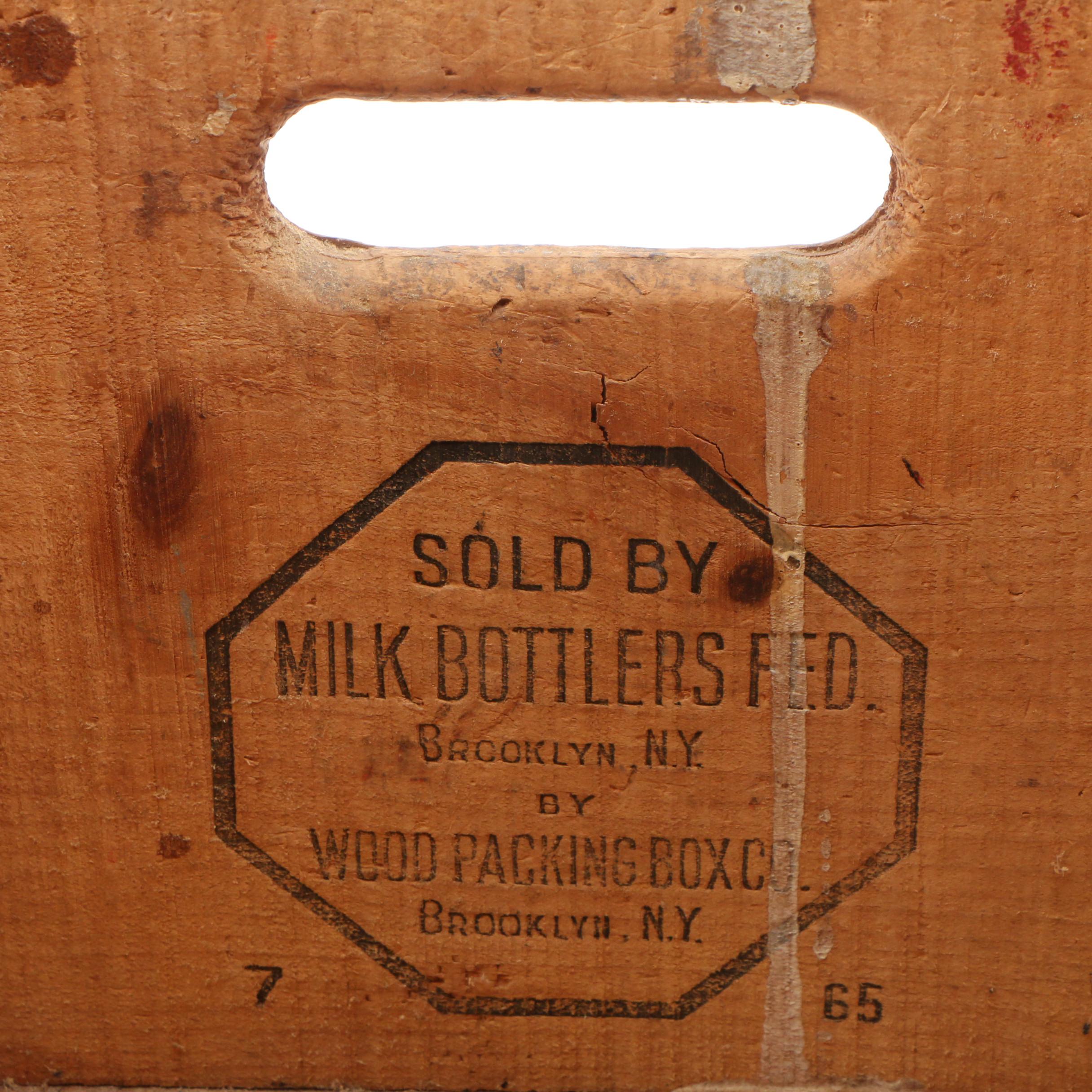 Remington Wooden Ammunition Boxes and Evans Dairy Crate