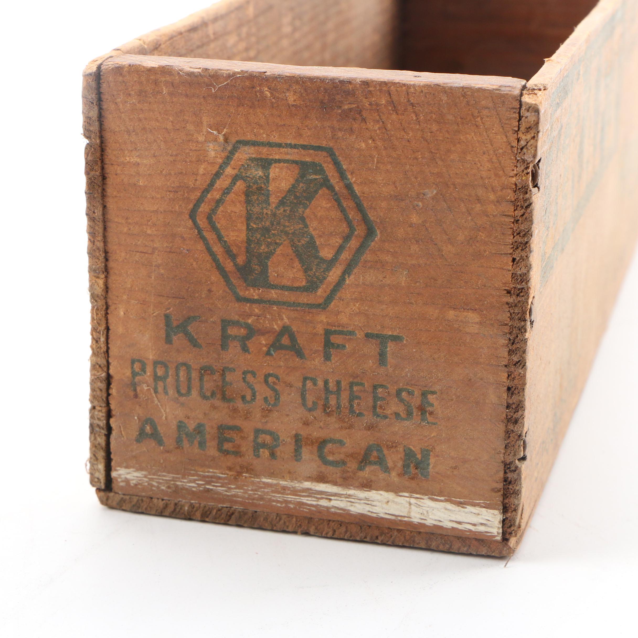 Remington Wooden Ammunition Boxes and Evans Dairy Crate