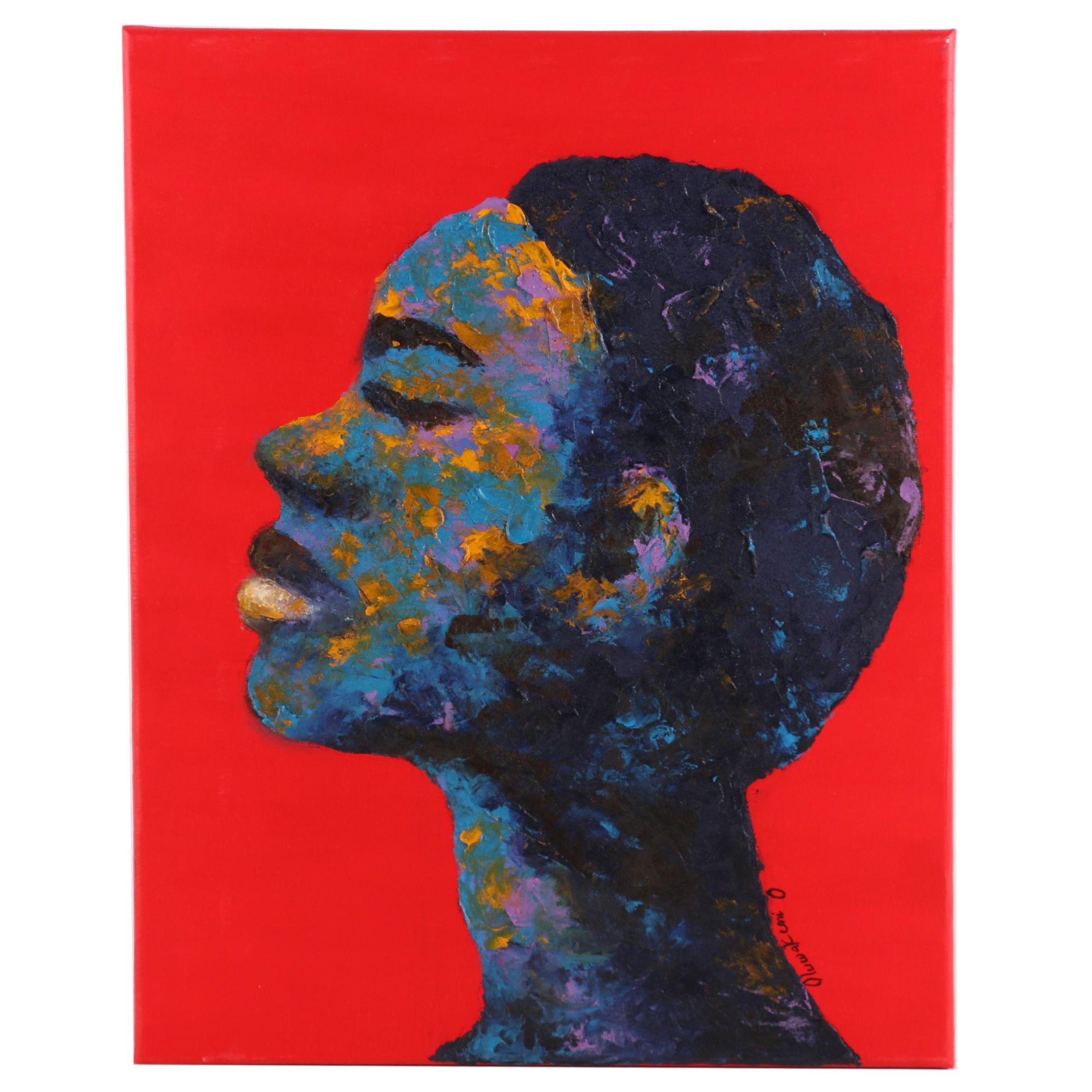 Oluwakemi Omowaire Oil Painting "Breathe", 2020