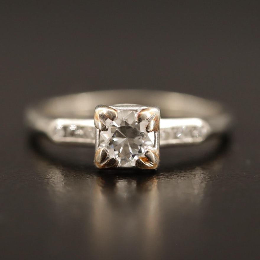 Vintage Jabel 18K Diamond Ring