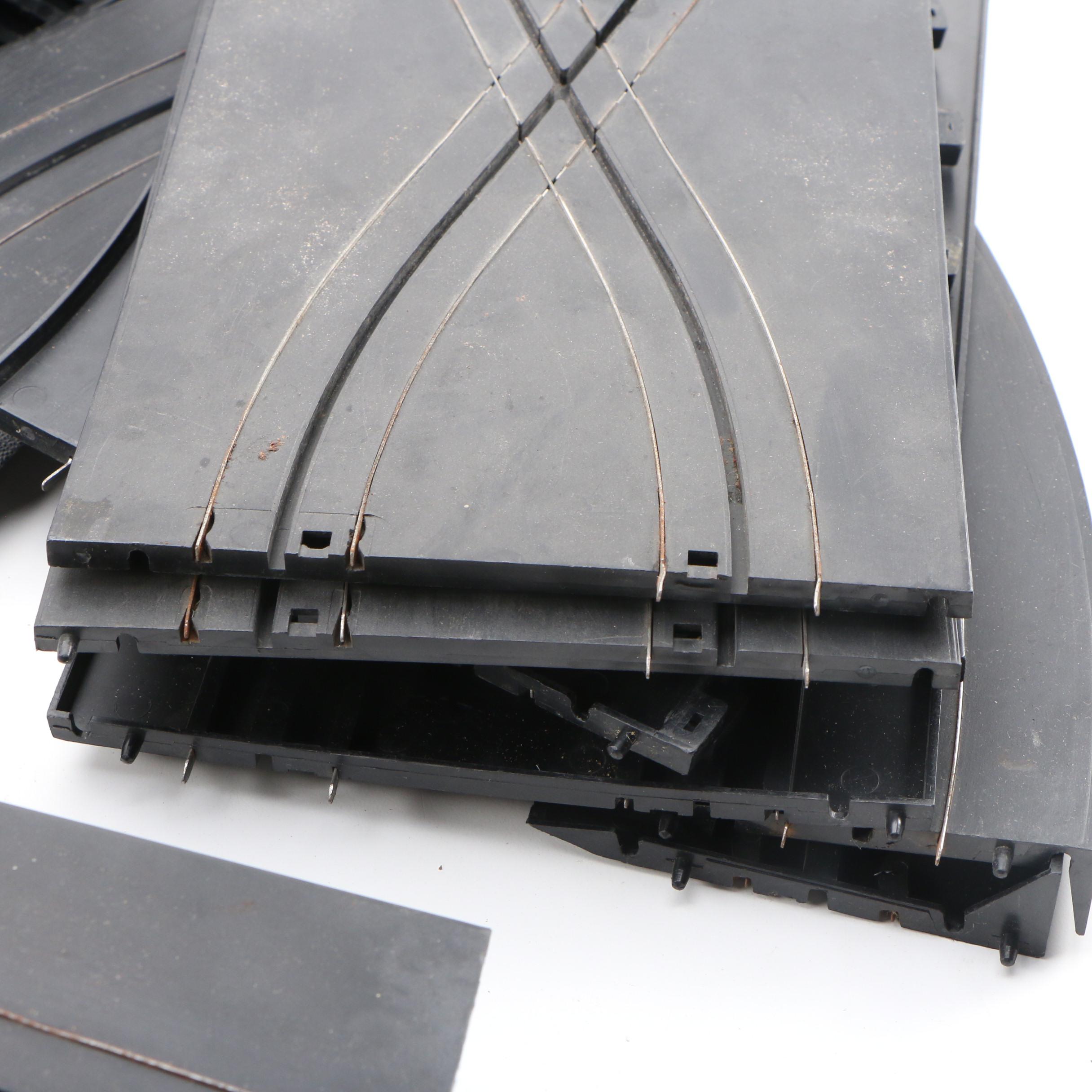 Marx Auto Racing Slot Cars with Track and Toy Transformer, 1960s