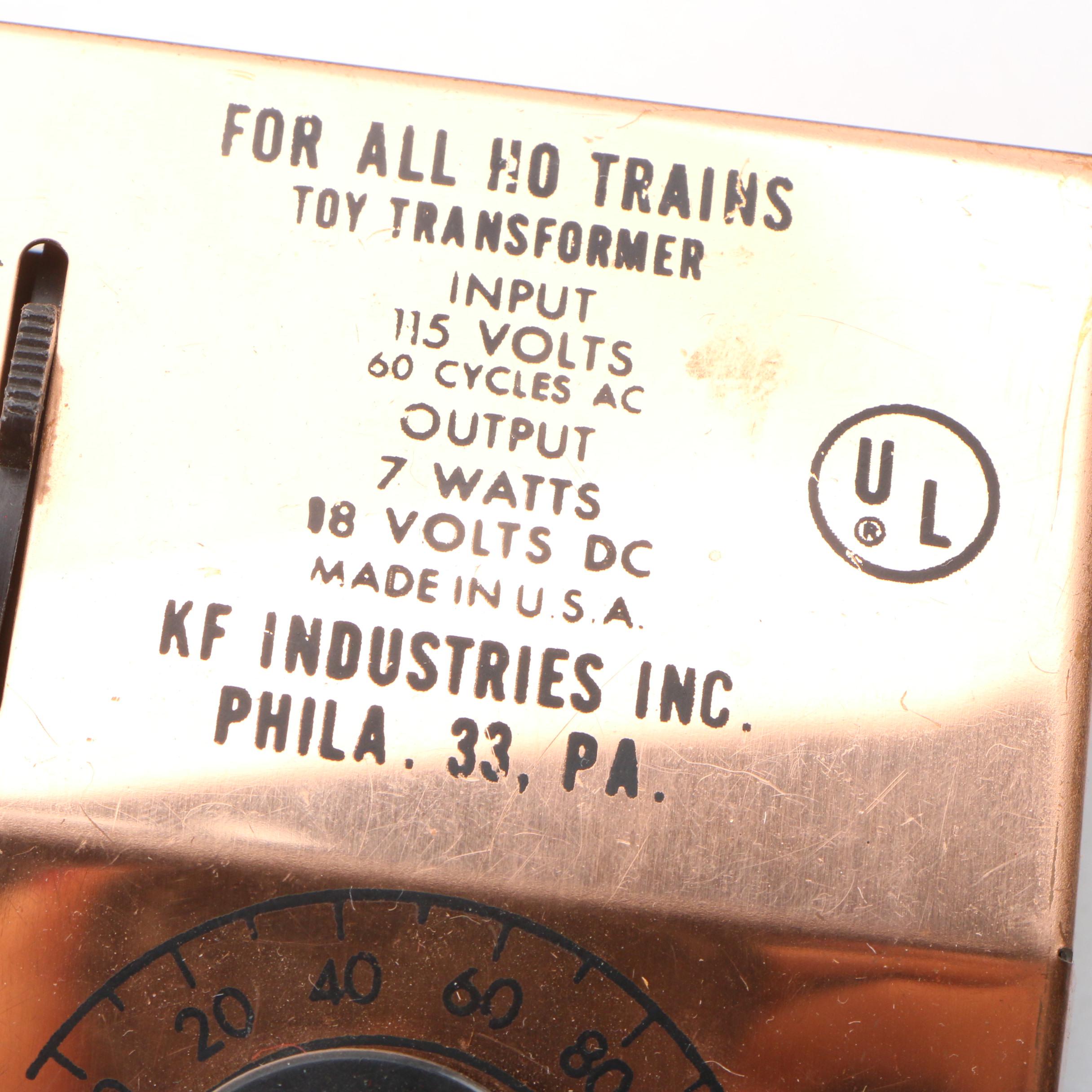 Marx Auto Racing Slot Cars with Track and Toy Transformer, 1960s