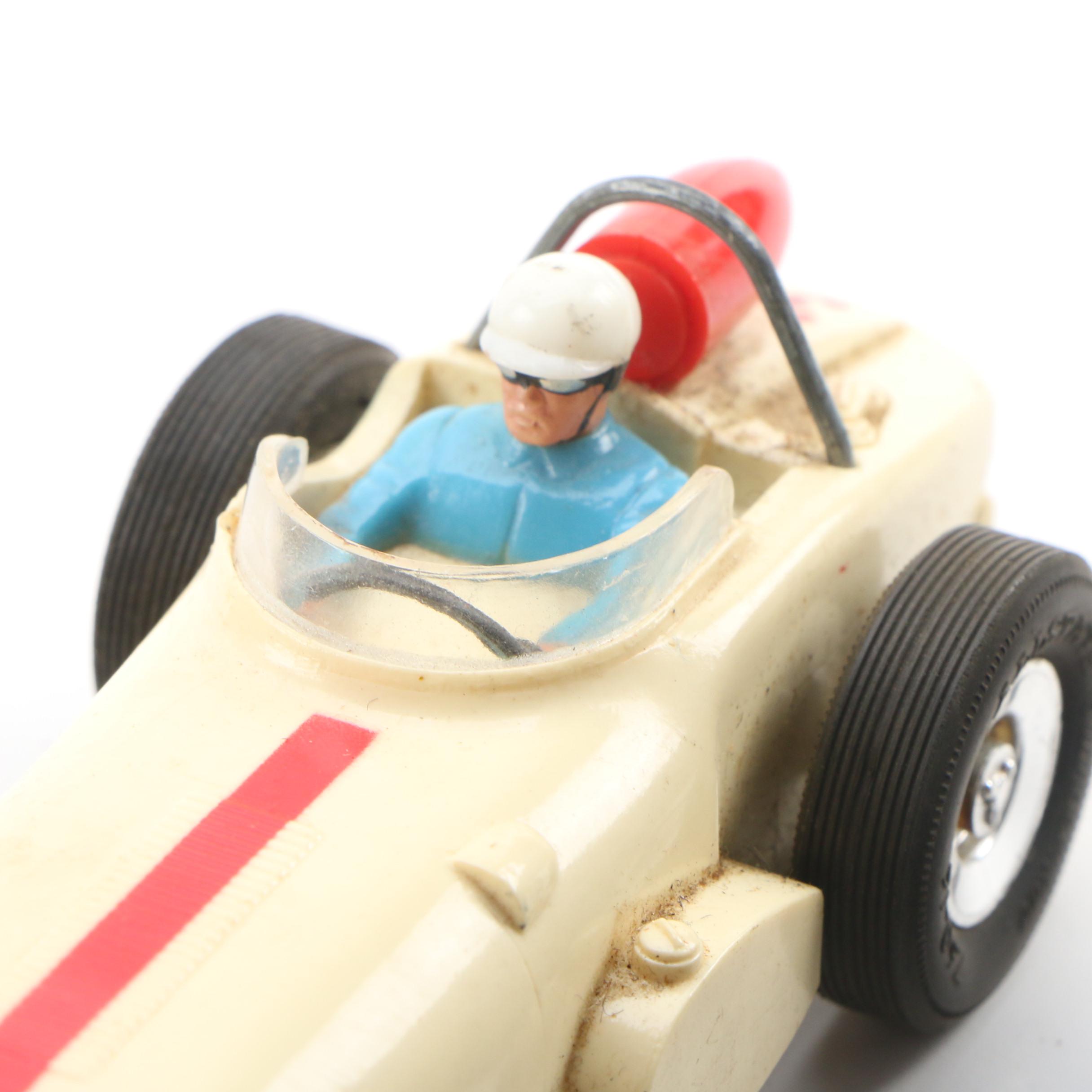 Marx Auto Racing Slot Cars with Track and Toy Transformer, 1960s