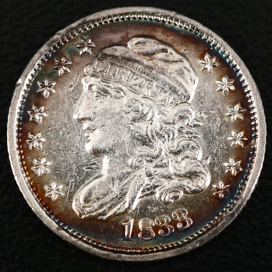 1833 Capped Bust Silver Half Dime