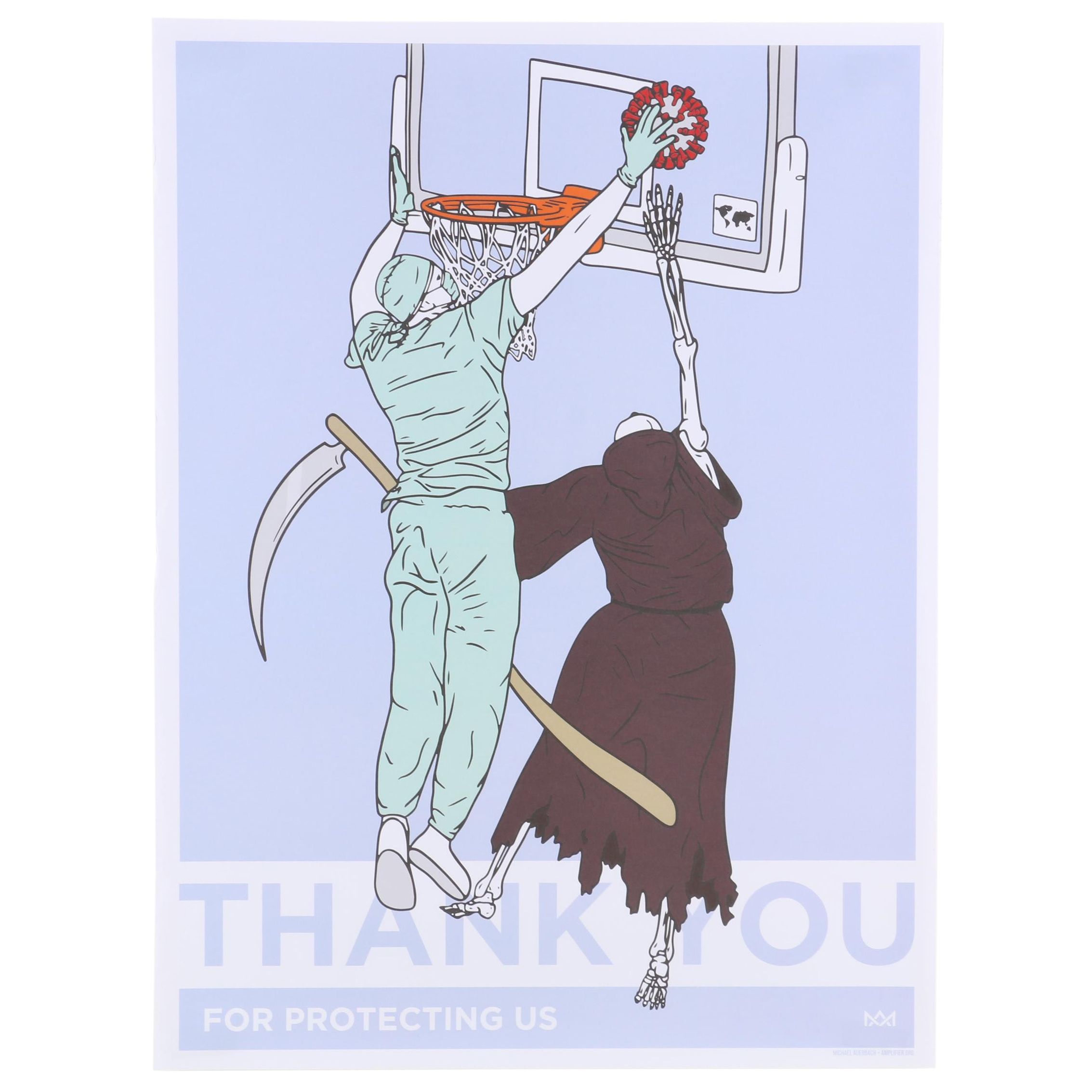 Offset Lithograph Poster after Michael Auerbach "Clutch", 2020