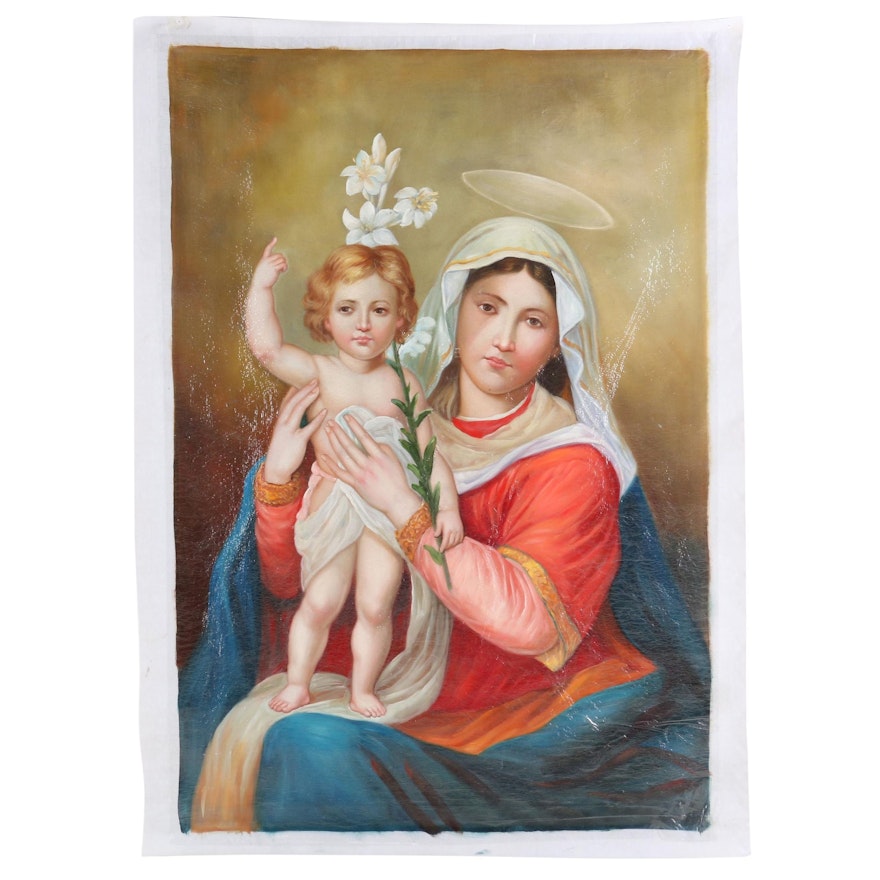 Madonna and Child Oil Painting