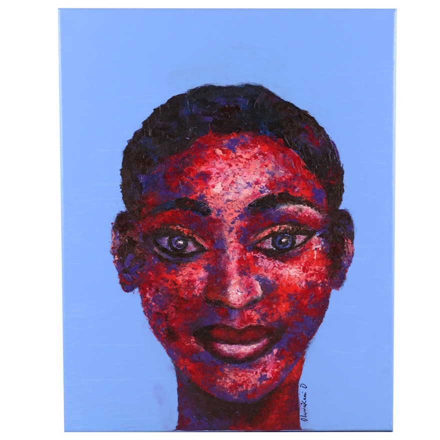 Oluwakemi Omowaire Oil Painting "Adetutu", 2020