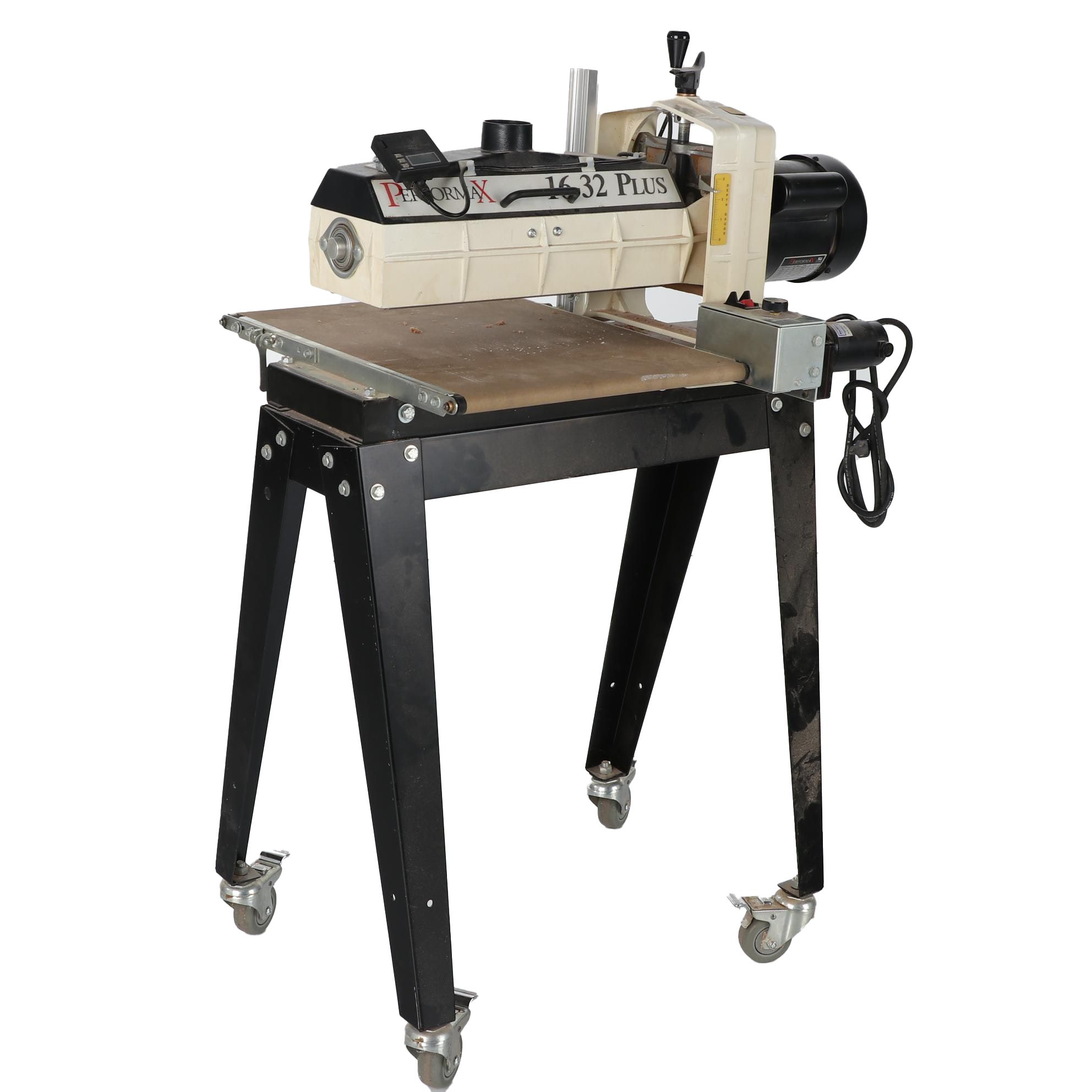 Performax 16-32 Plus Stationary Belt Sander on Rolling Stand