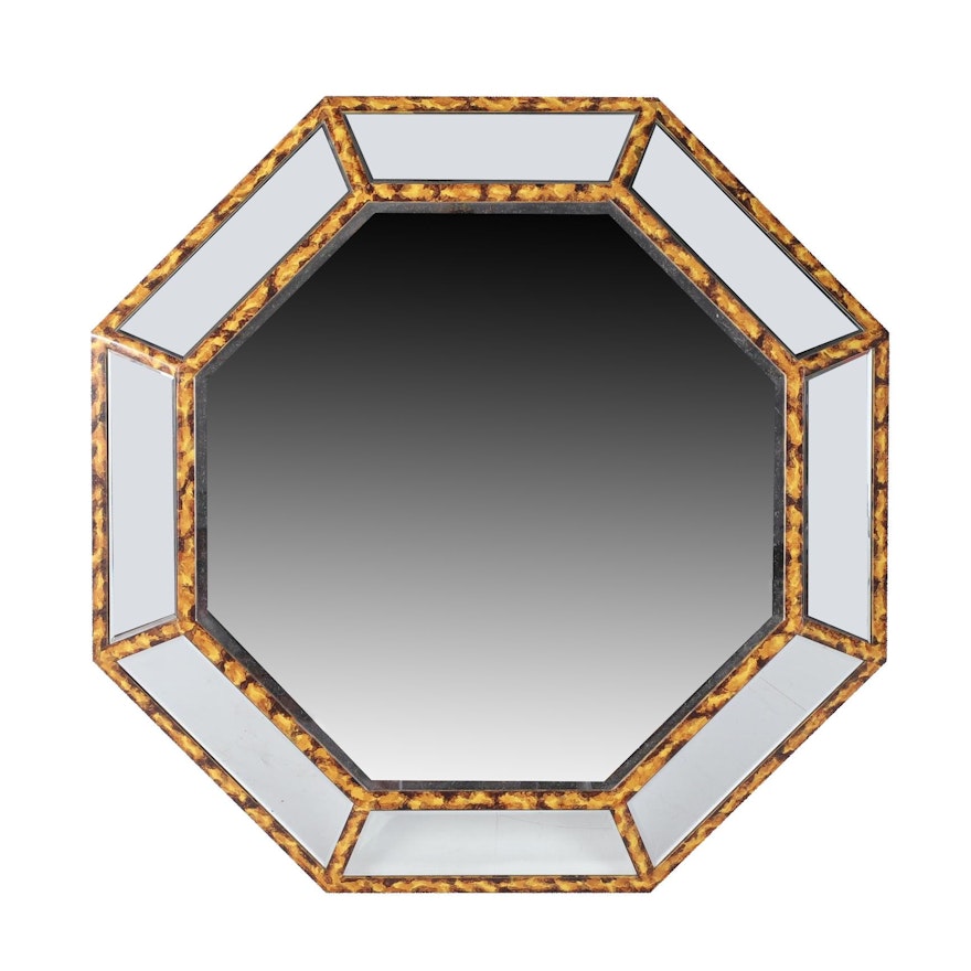 Contmporary Octagonal Shaped Dimensional Wall Mirror